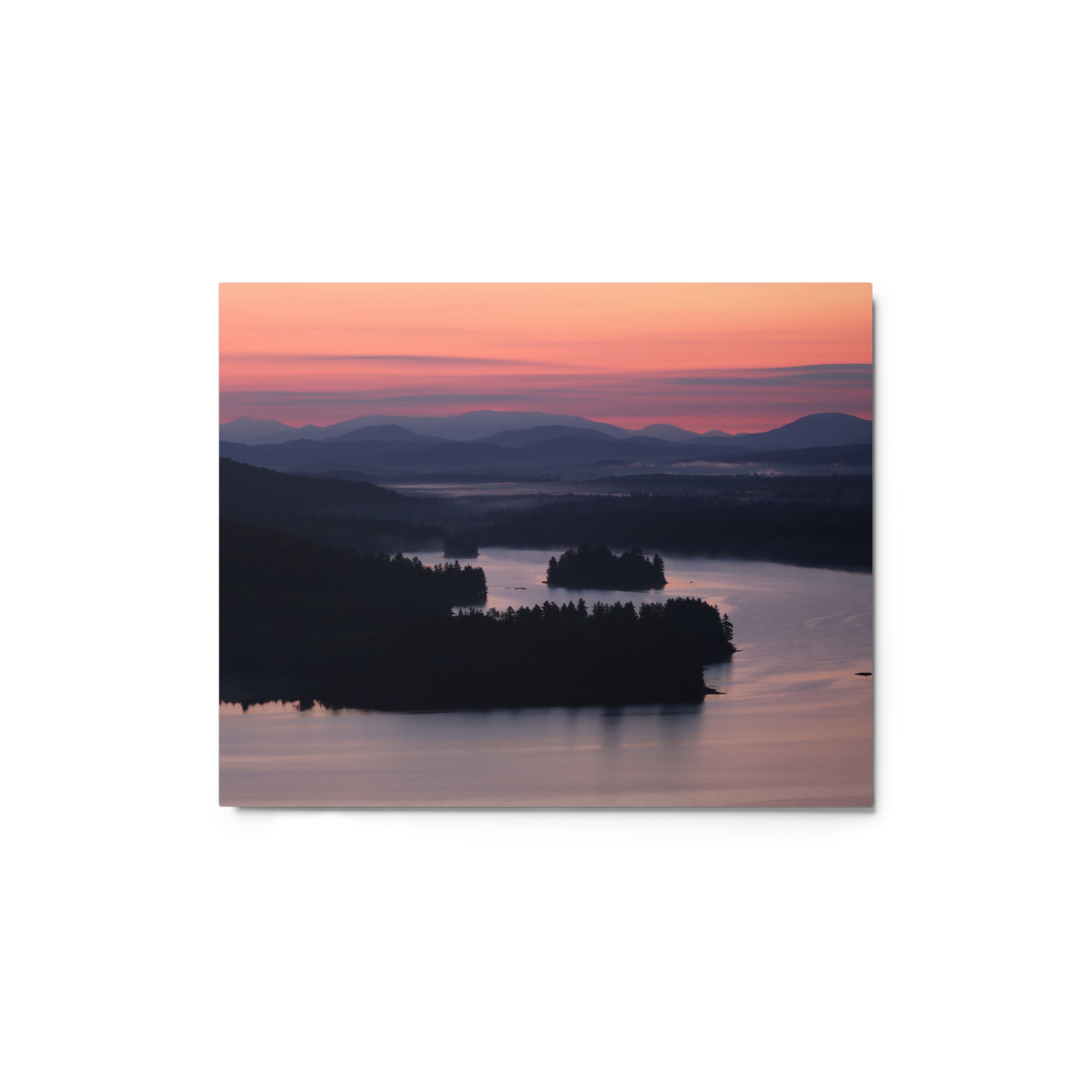 Lake Lila Metal Print Wall Art - Premium Aluminum Landscape Photo for Home & Office Decor - Perfect for Living Room, Bedroom, or Office Wall Display