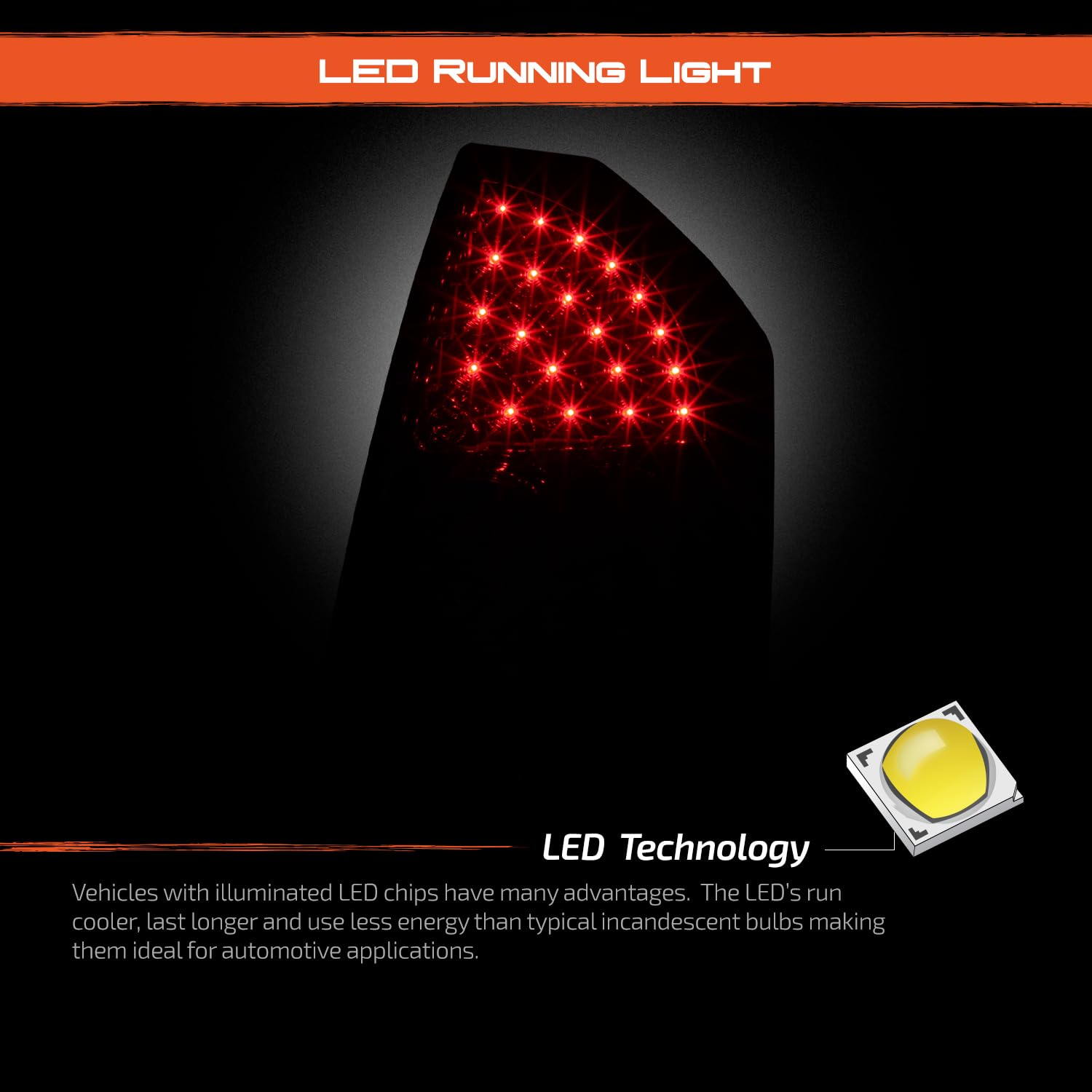 AKKON Smoked LED Tail Lights Brake Lamps for 2005-2007 Chrysler 300C (Fits Models Up to July 2007, Not 2008 Version) - Enhanced Night Visibility & Style Upgrade