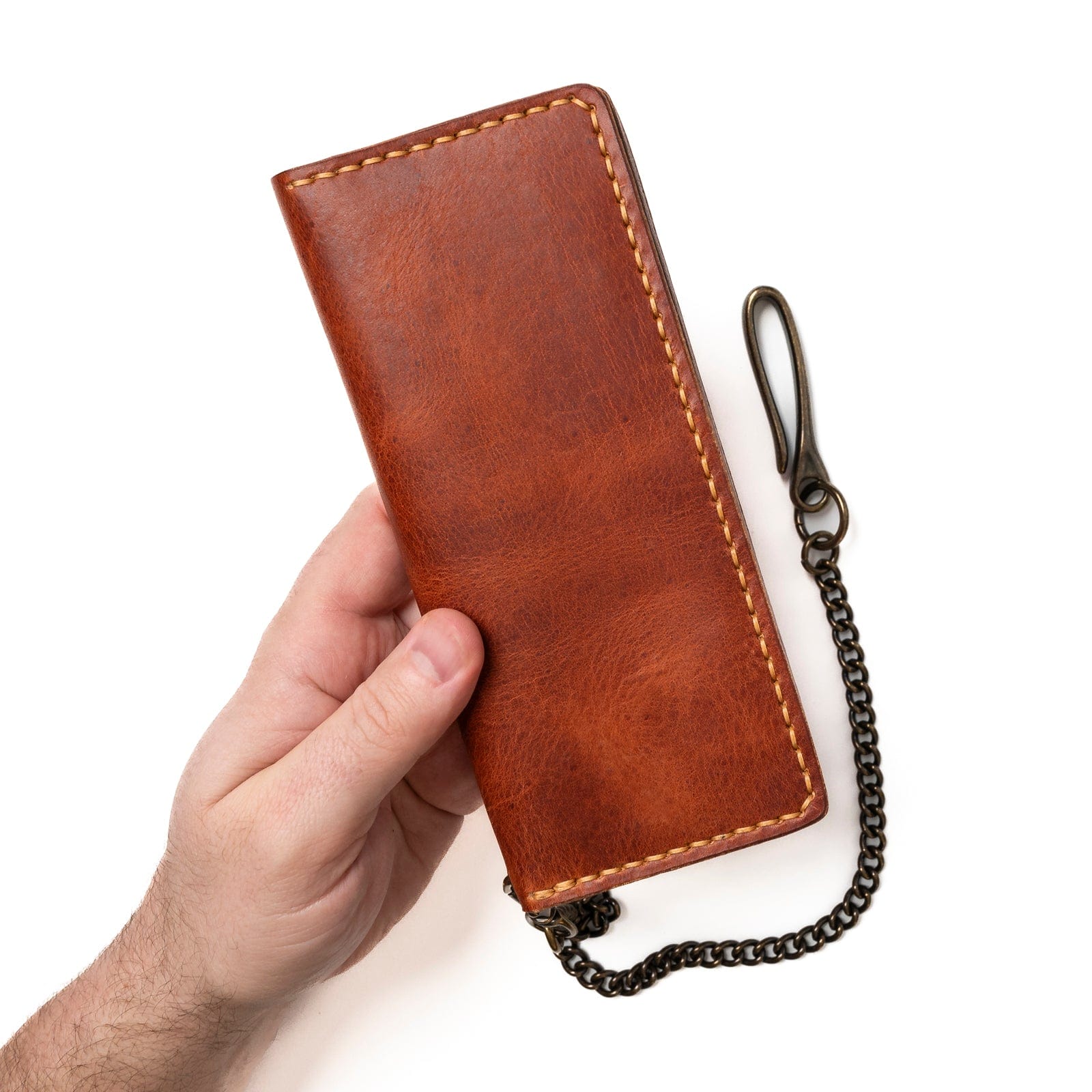Genuine Leather Long Wallet for Men - Slim RFID Blocking Bifold Wallet with Multiple Card Slots - Perfect for Travel, Business & Everyday Use