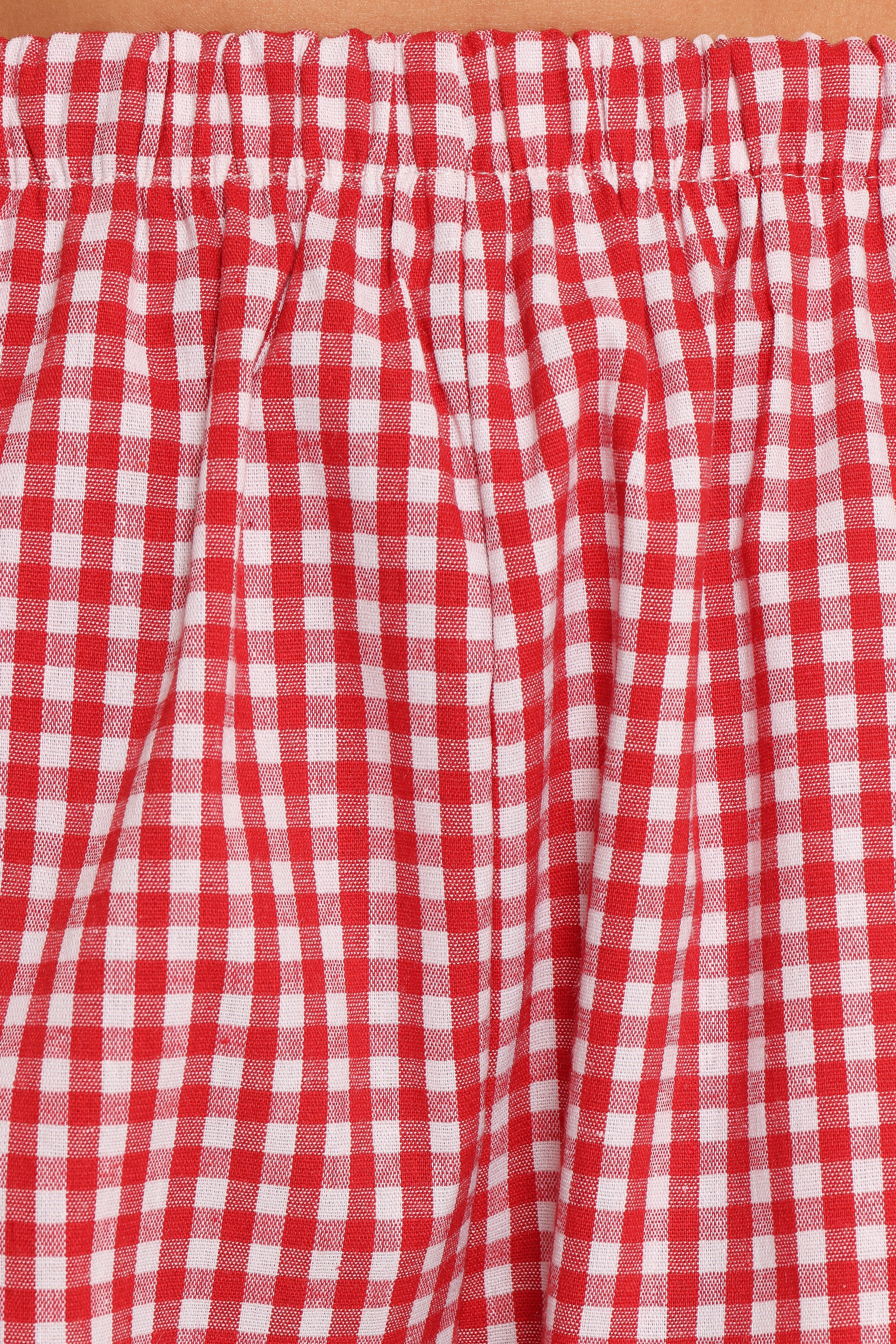 Amalfi Tee Set - Stylish Gingham Mango Print Women's T-Shirt & Shorts Set | Perfect for Summer Outfits, Beach Vacations & Casual Wear