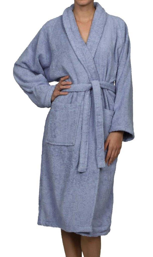 Premium Cotton Ultra Soft Terry Adult Unisex Lightweight Luxury Bathrobe - Spa, Hotel & Home Relaxation Wear for Men and Women