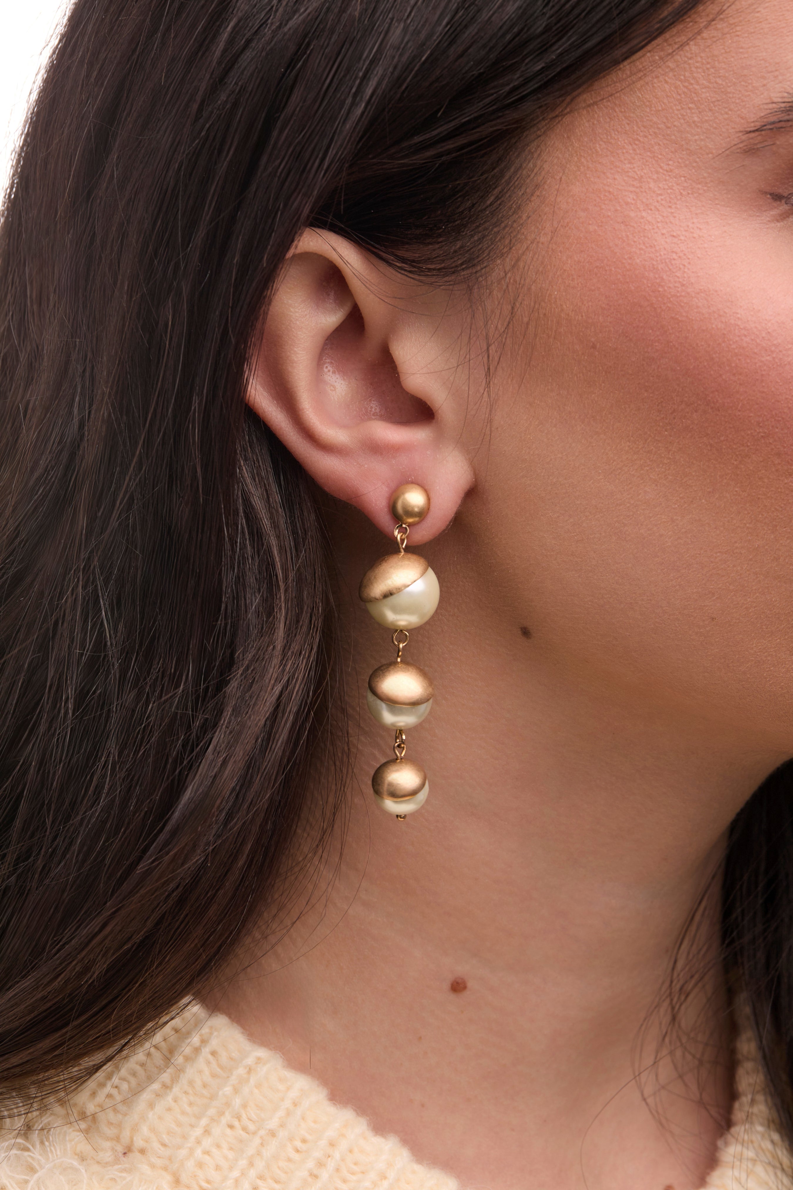 Half Moon Earrings for Women - Dainty Gold Hoop Earrings, Minimalist Crescent Moon Jewelry - Perfect for Everyday Wear, Gifts & Special Occasions
