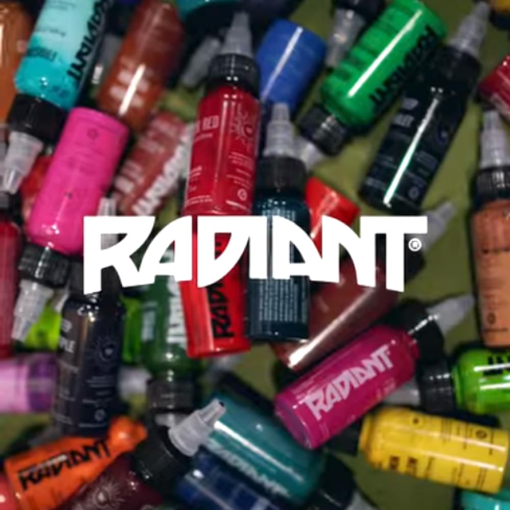 Vibrant 19-Color Professional Tattoo Ink Set - 1/2 oz Bottles for Tattoo Artists & Body Art Enthusiasts | Perfect for Sleeves, Cover-ups & Fine Line Work