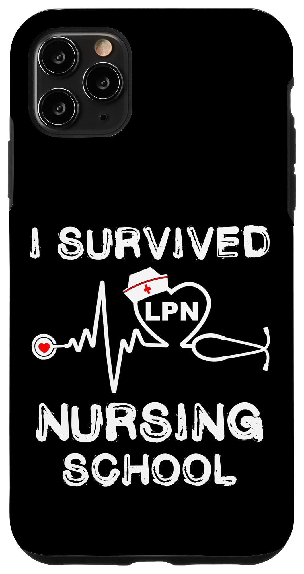 iPhone 11 Pro Max Case - Nursing School Graduation Gift for LPN Nurses with 