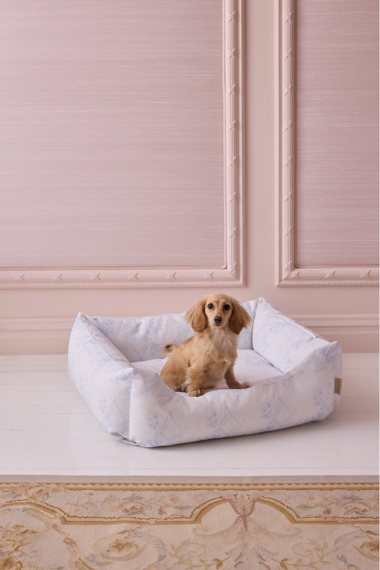 Premium Orthopedic Dog Bed - Blue Cloud Memory Foam Pet Bed for Large & Small Dogs - Comfortable & Washable Dog Crate Mat for Home, Crate & Travel Use