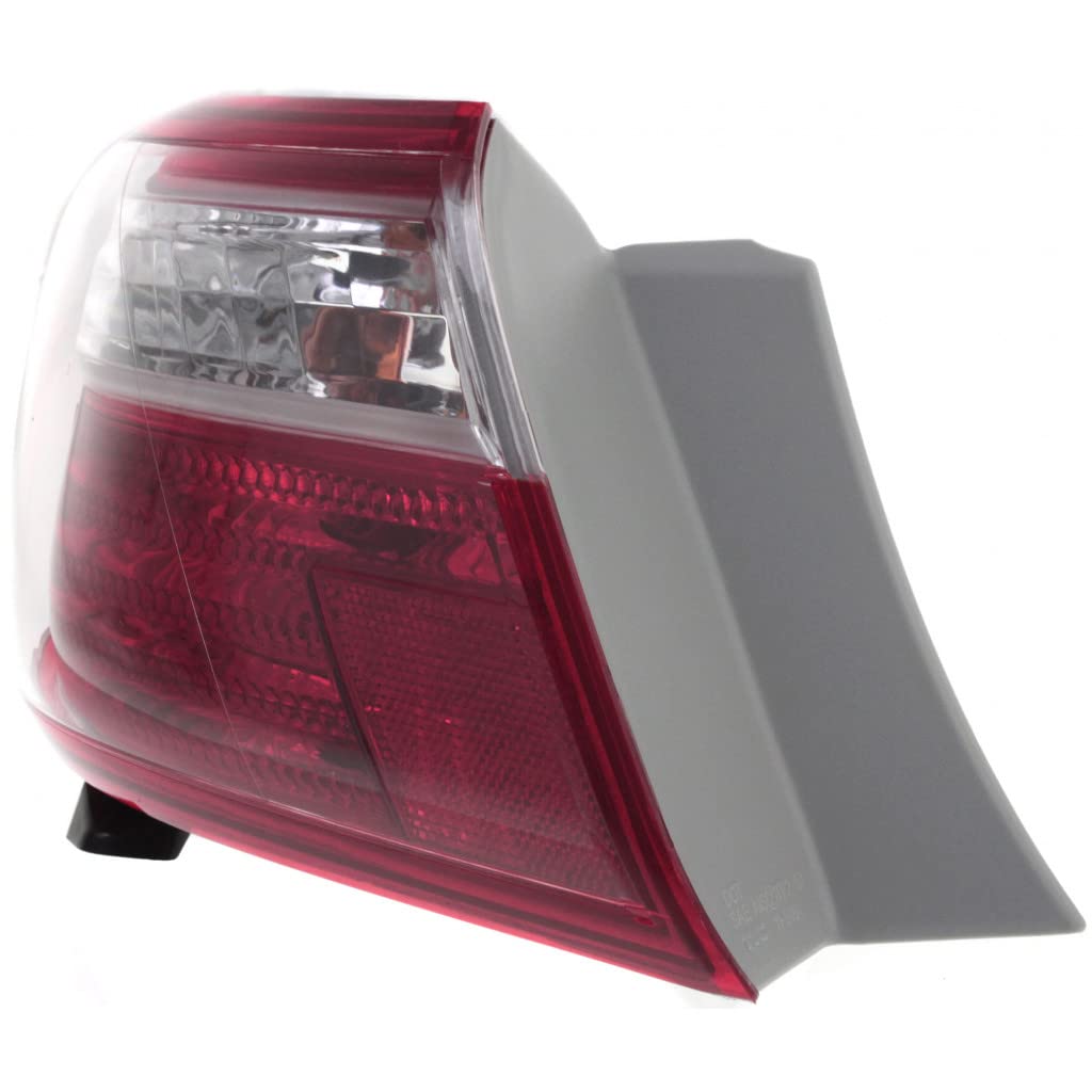 2007-2009 Toyota Camry Driver Side Tail Light Assembly - CAPA Certified Replacement for TO2818129 & 8156006240 - Perfect for Night Driving and Enhanced Vehicle Safety