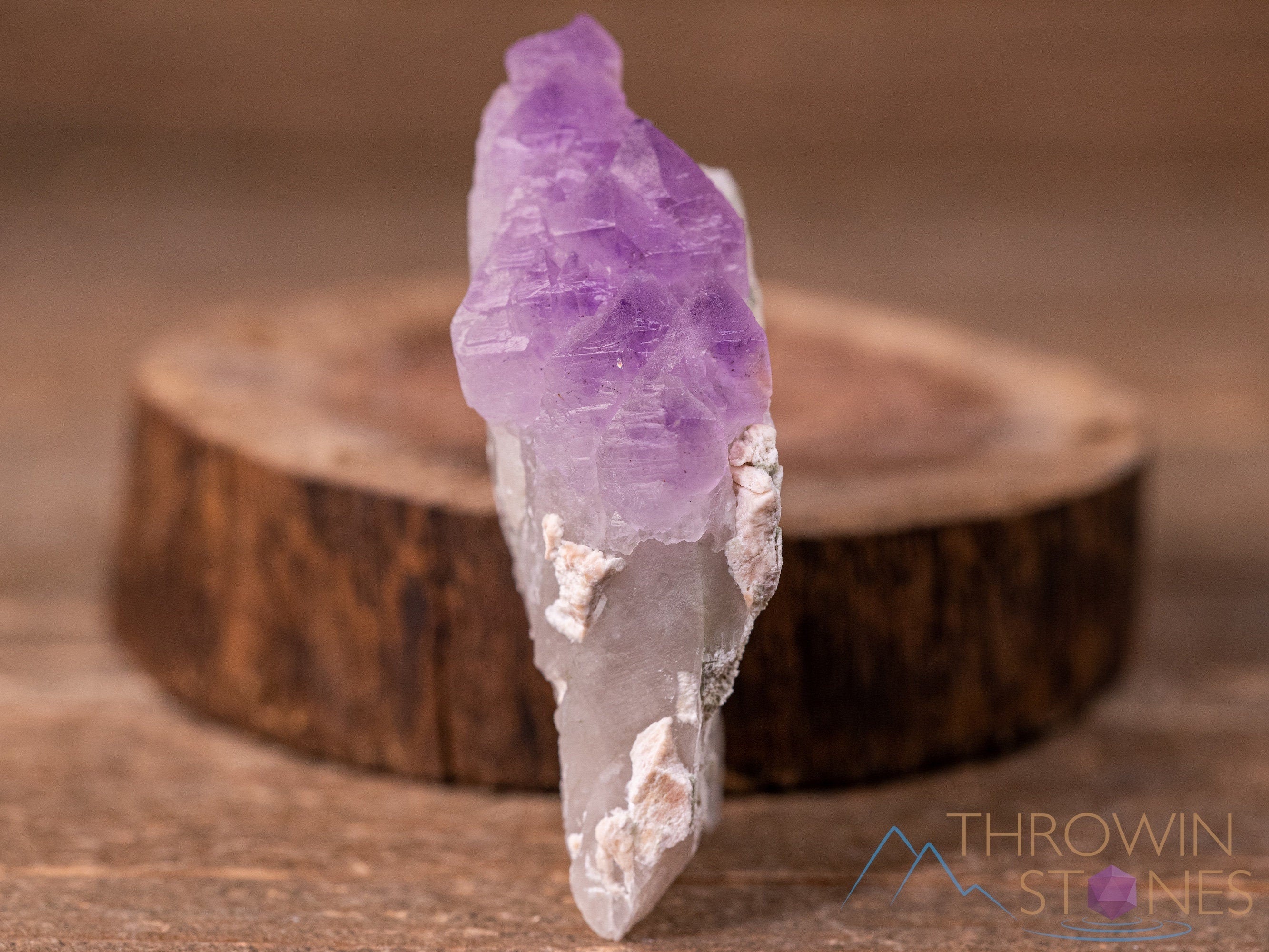 Natural Raw Amethyst Crystal - February Birthstone, Healing Stone, Unique Spiritual Gift for Women & Men, Boho Home Decor for Living Room, Bedroom, Office