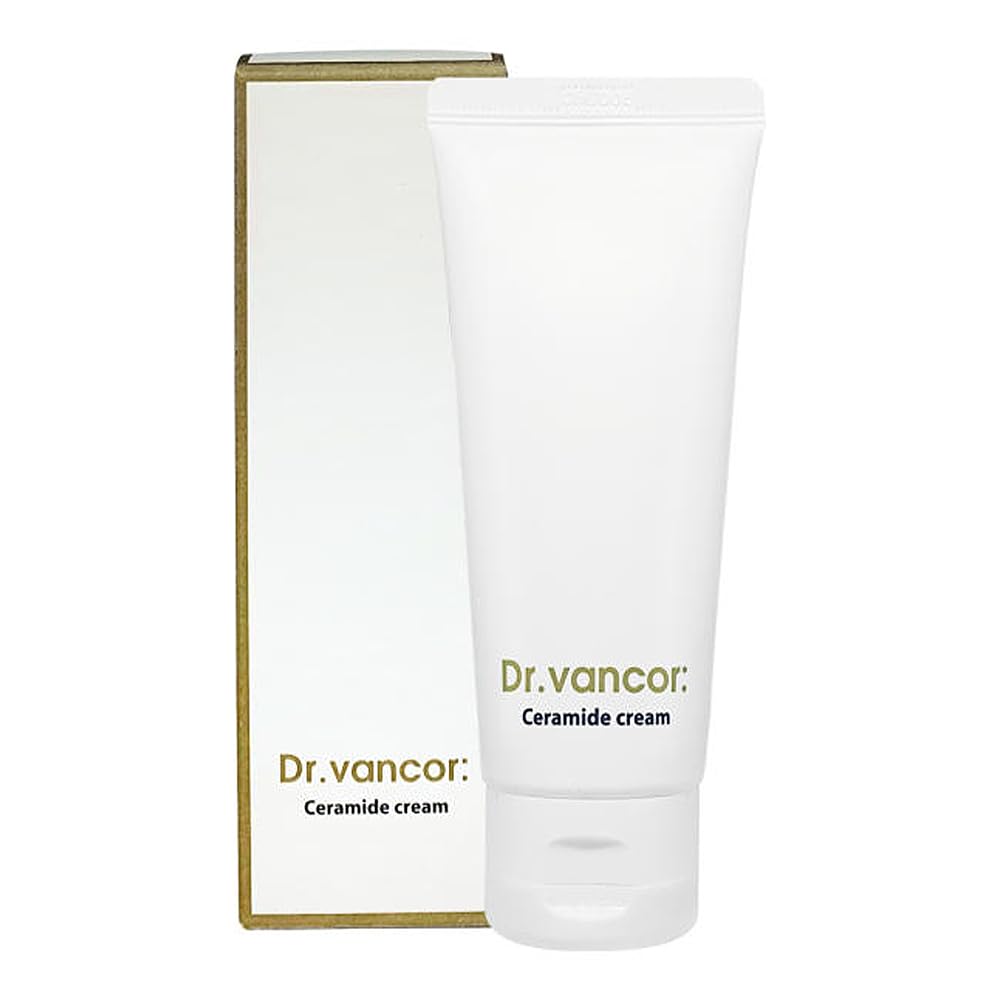 Dr Vancor Ceramide Cream 10000ppm - Korean Glass Skin Moisturizer 60ml for Hydration & Glow