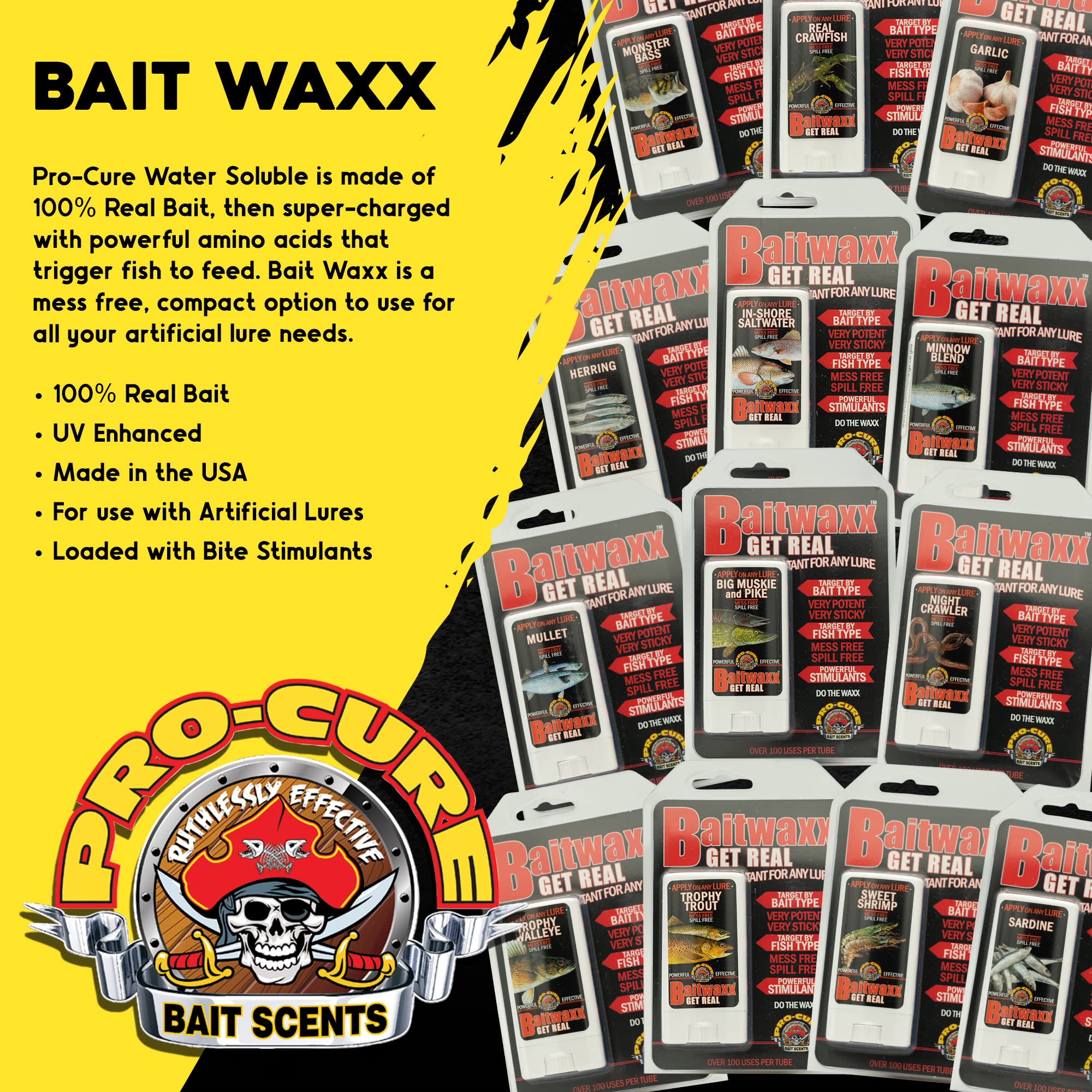 Pro-Cure Bloody Tuna Bait Wax - 0.55 oz Freshwater & Saltwater Fishing Lure - Ideal for Salmon, Trout, and Steelhead Fishing