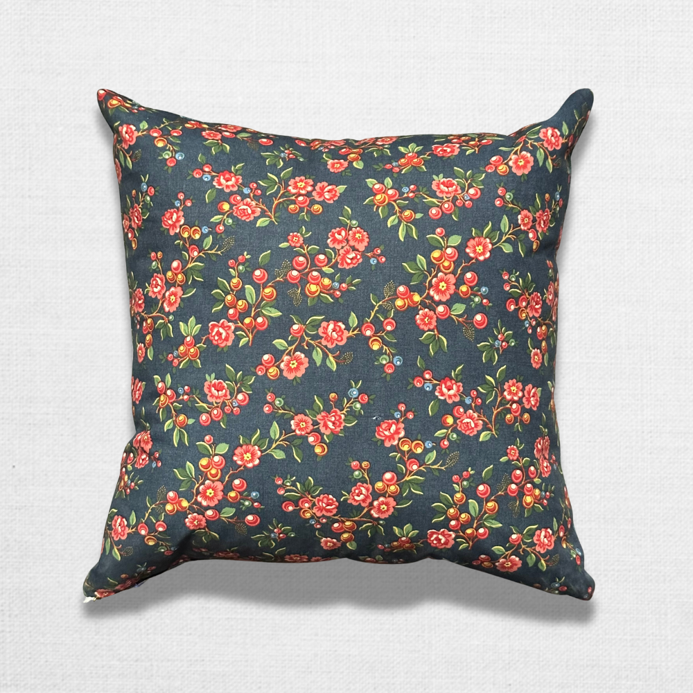 Vintage African Indigo Pillow Cover - Handmade Custom Décor Sarafane Indigo Throw Pillow with Tribal Barbarian Design (#89) - Perfect for Boho Home Decor, Living Room Accent & Ethnic Bedroom Styling