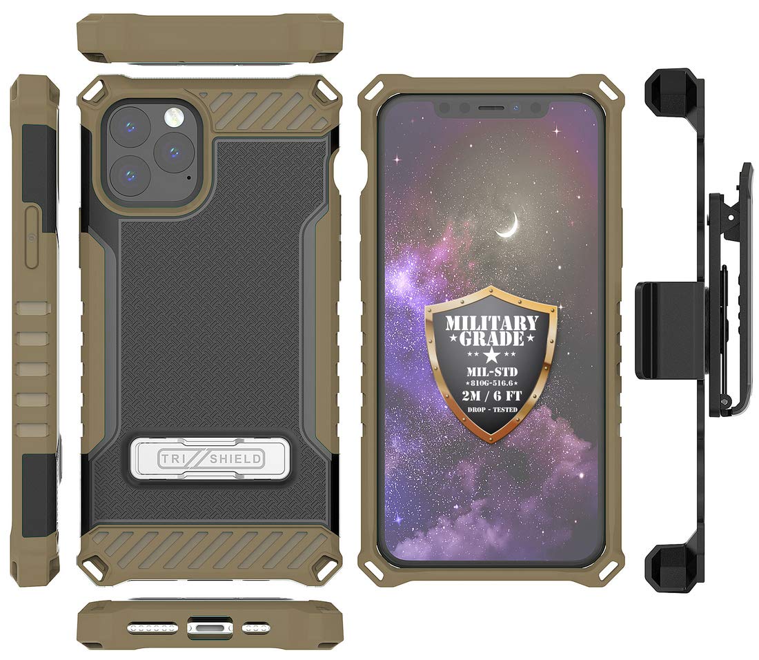 Military Grade Rugged Case with Clip for iPhone 11 Pro Max (2019, 6.5
