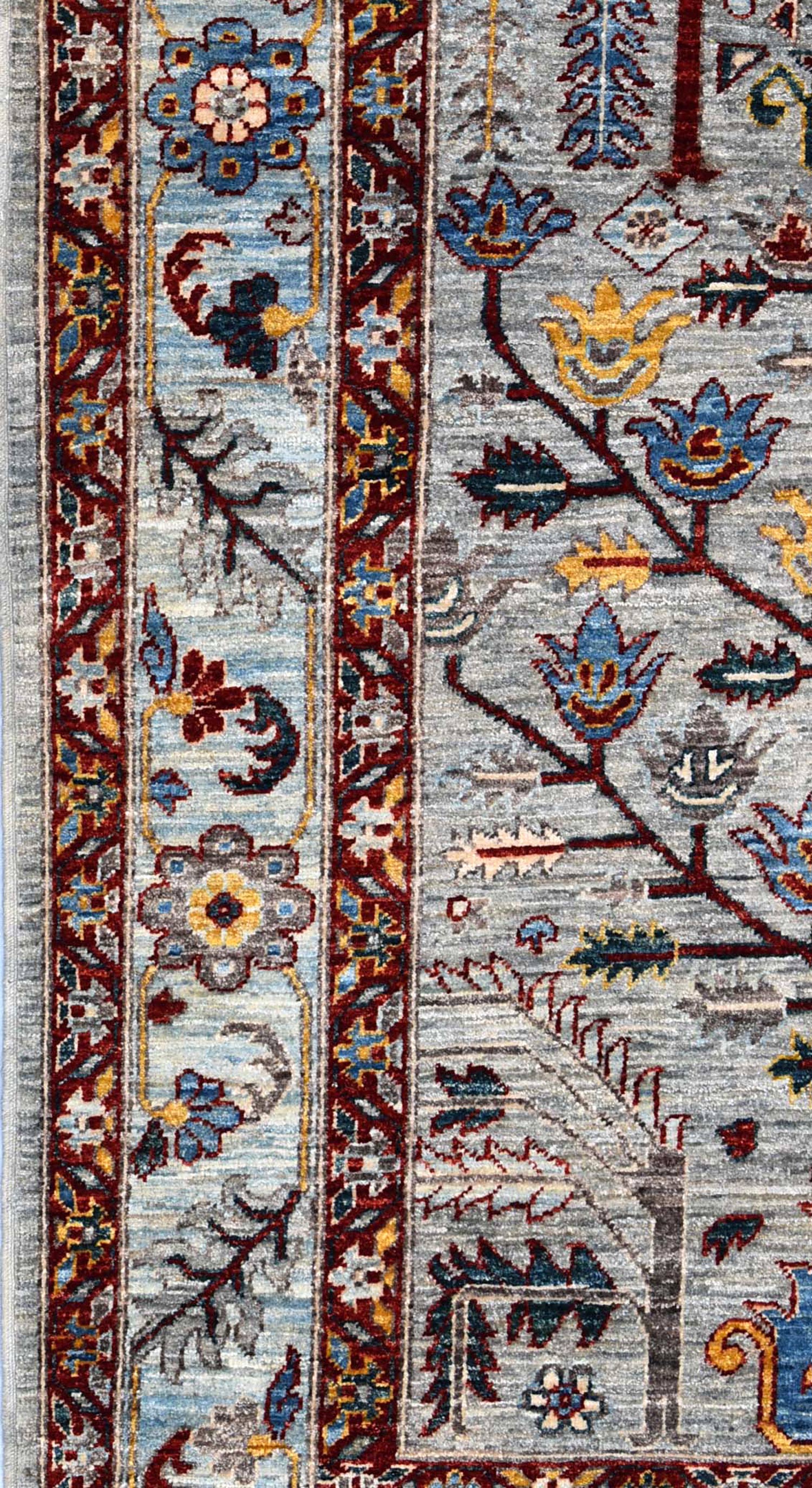 Bakshaish Willow Handwoven Transitional Area Rug - J65035 - Perfect for Living Room, Bedroom, or Office Decor
