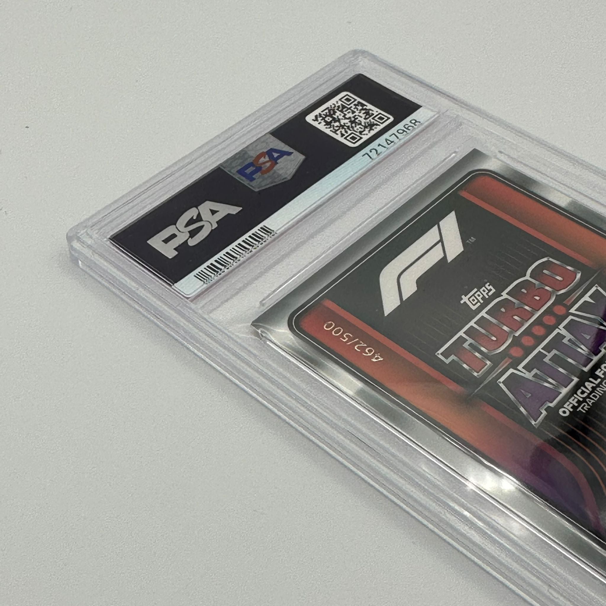 PSA 9 Graded Max Verstappen #330 100 Club Mirror Red Trading Card - Rare 462/500 Limited Edition for Sports Collectors & F1 Racing Fans