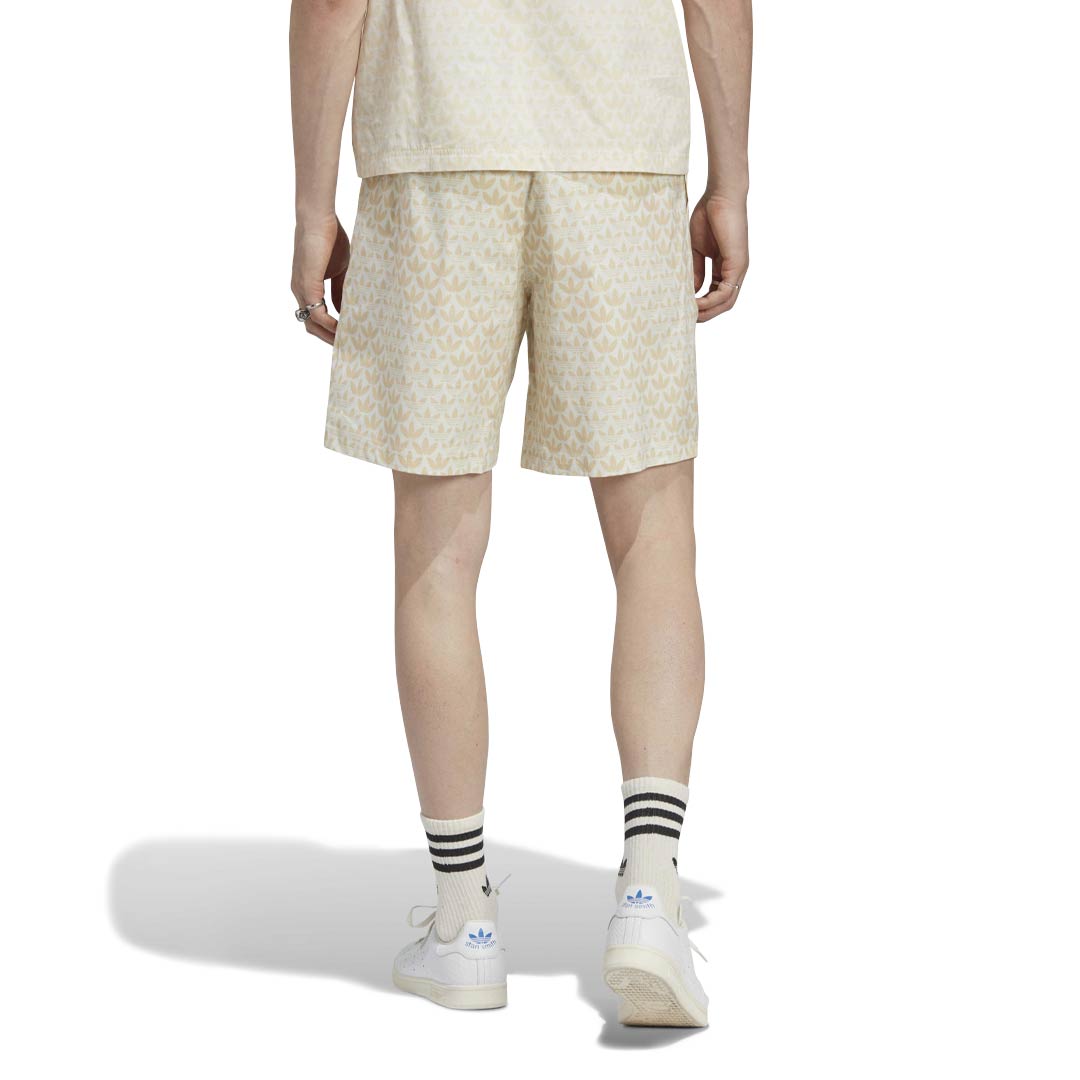 Adidas Men's Monogram Allover Print Athletic Shorts (IC5725) - Perfect for Running, Gym Workouts & Casual Wear