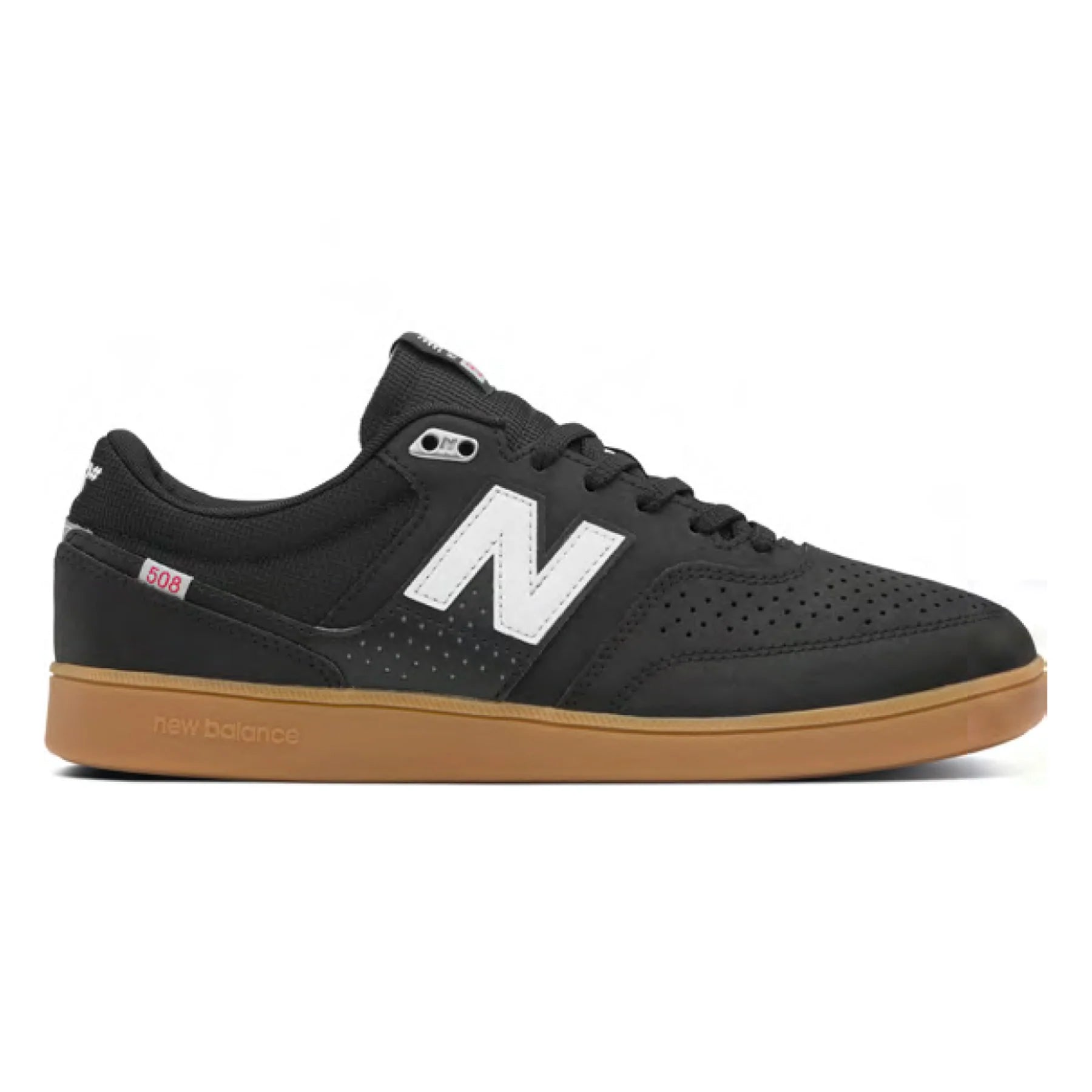 New Balance Numeric Westgate 508 Skate Shoes for Men - Black/Gum Colorway - Durable Skateboarding Sneakers for Street & Park Skating