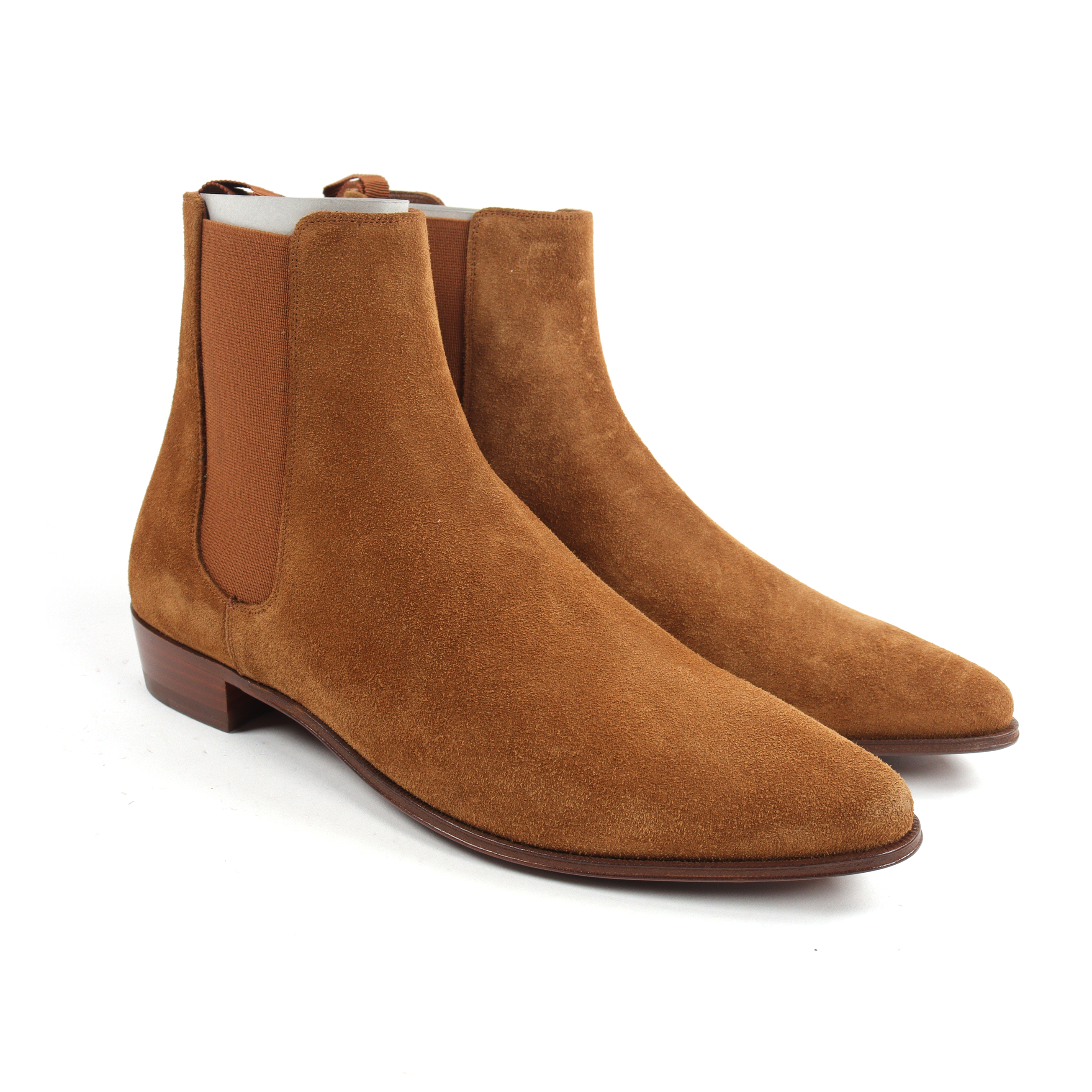 30 Chelsea Boots for Men - Havana Brown Leather Ankle Boots with Tags | Comfortable & Stylish for Casual, Office & Outdoor Wear
