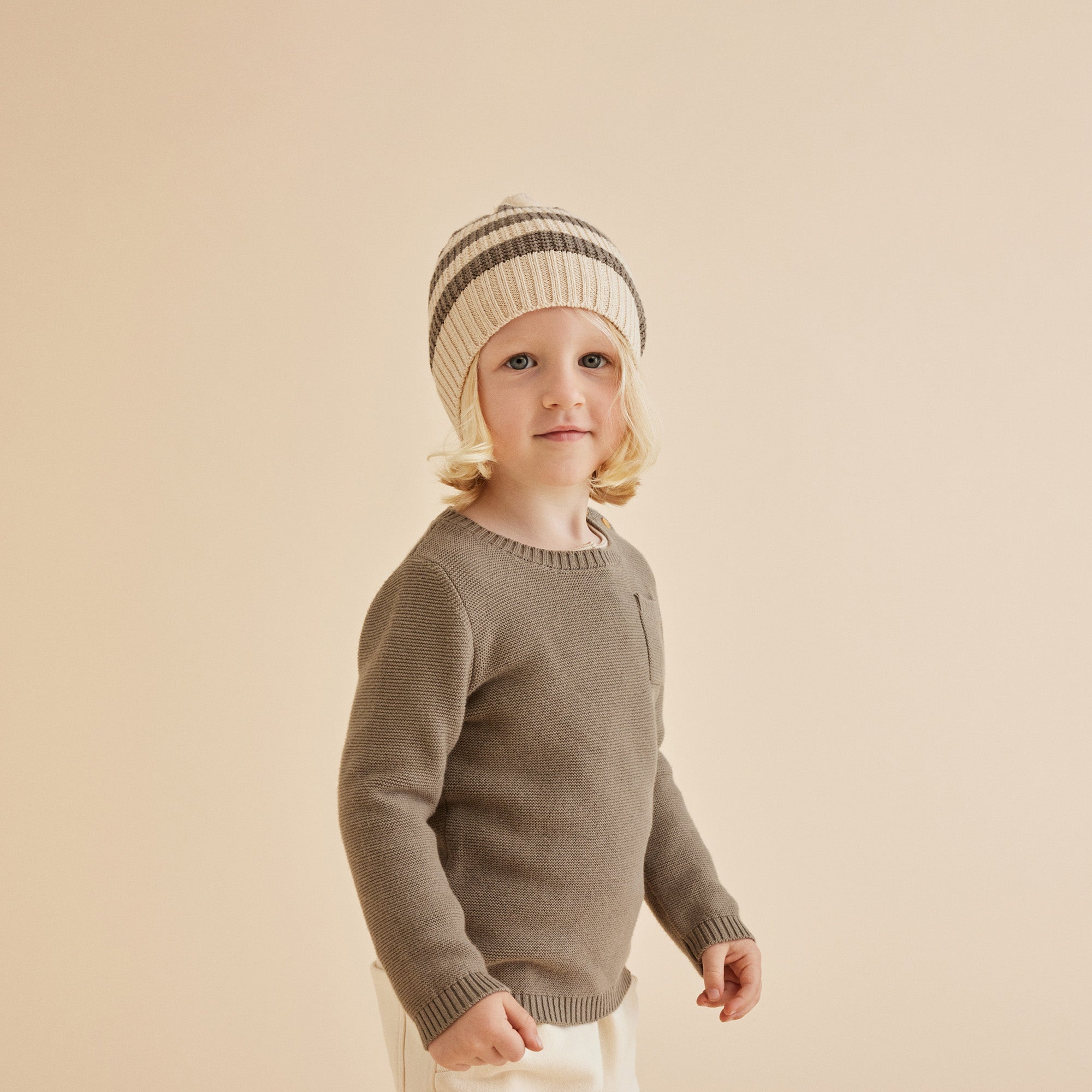 Cozy Knitted Pocket Jumper for Women - Soft Winter Sweater with Pockets - Perfect for Casual Outfits, Office Wear & Weekend Relaxation