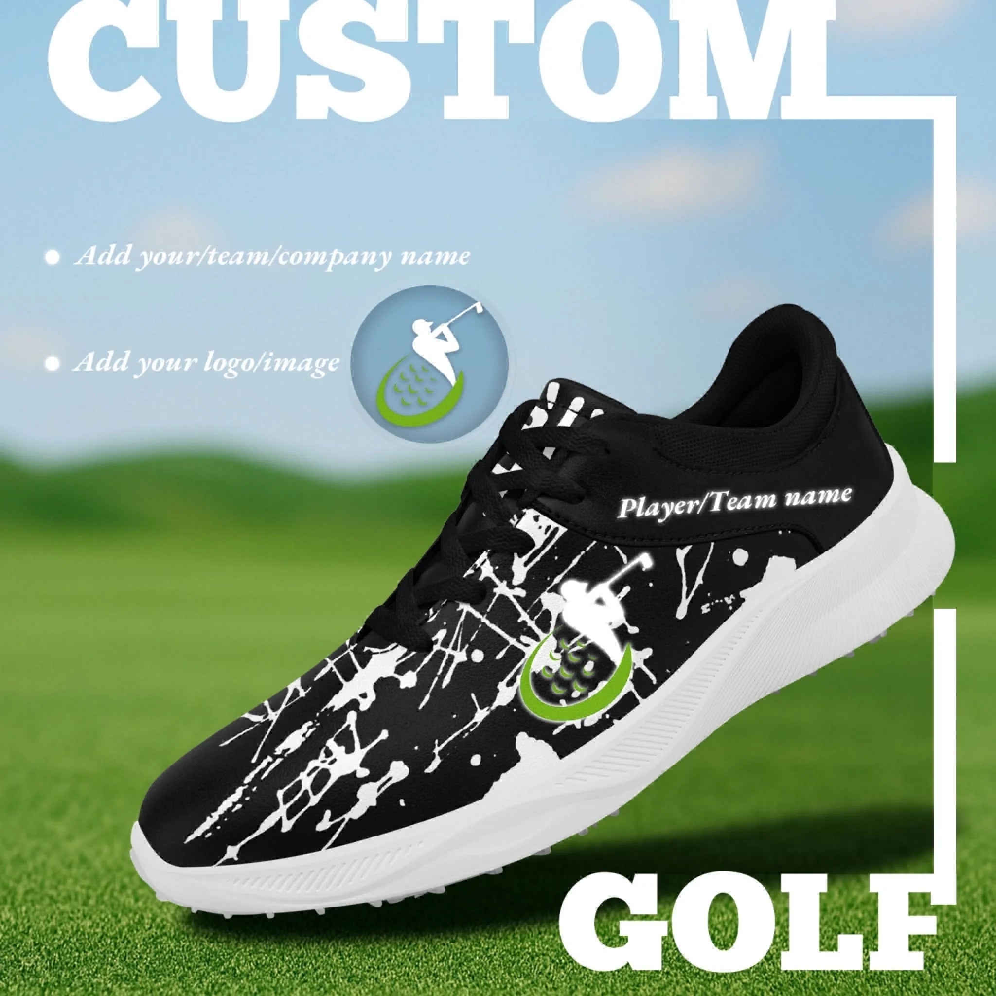 Custom Golf Performance Sneakers for Men & Women - Personalized Durable Athletic Shoes for POD Resellers - Perfect for Golfing, Running & Casual Wear - FN062 25020099 7