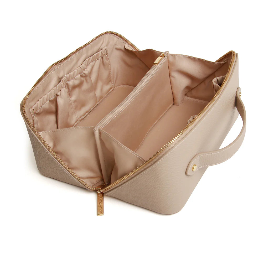 Alice Wheeler Professional Makeup Train Case - Durable Cosmetic Organizer with Stone Design for Travel & Salon Use