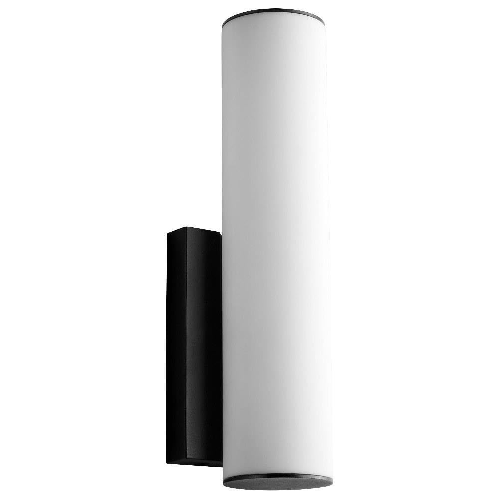 Fugit Collection Black LED Wall Sconce - Modern Transitional Lighting Fixture for Bedroom, Hallway & Living Room Decor