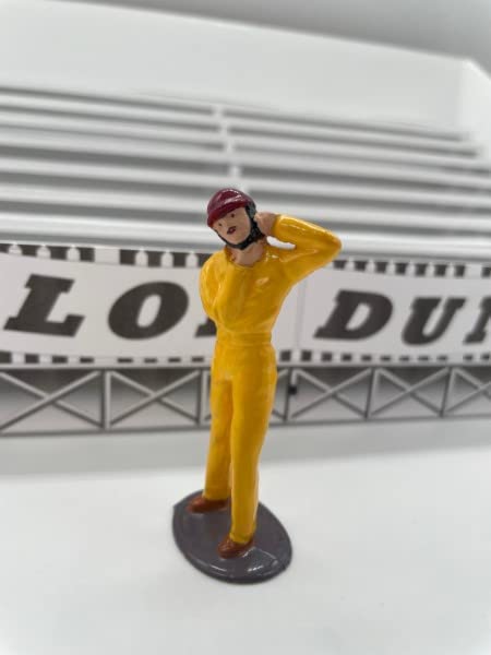 Vintage Scalextric Carrera 1:32 Scale Hand-Painted Race Car Driver - Greenhills F1036 - Perfect for Slot Car Racing & Collectors Display