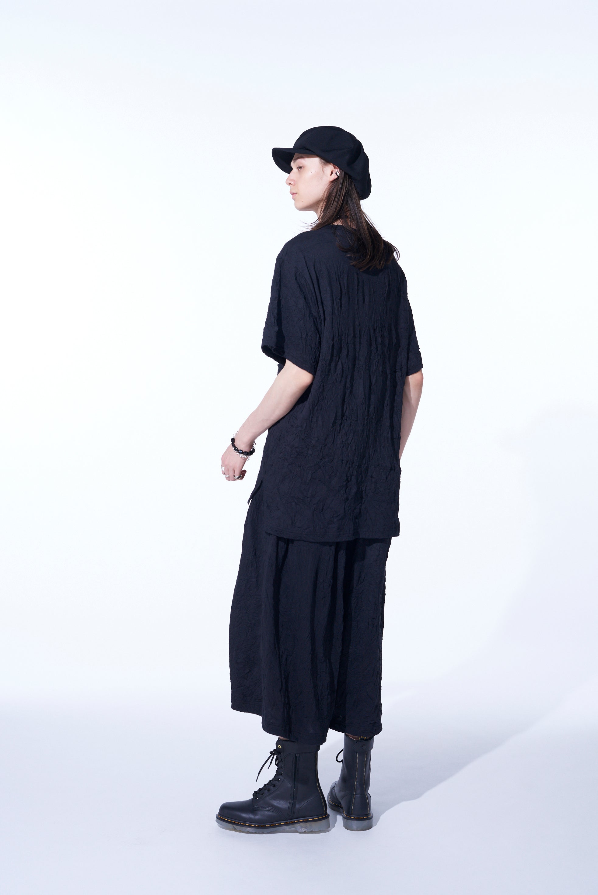 Women's Cotton Jersey Culotte Pants with Catch Washer Finish - Comfortable High Waist Wide Leg Lounge Pants for Casual Wear, Yoga & Travel