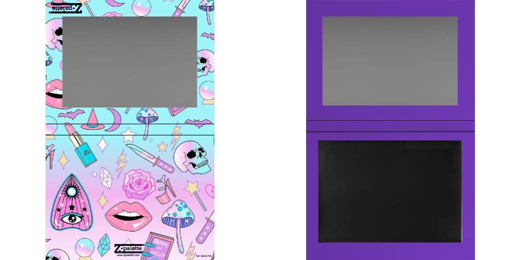 Custom Extra Large Z Palette - Magnetic Makeup Palette for Eyeshadows & Blush - Perfect for Professional Makeup Artists & Travel Organizers