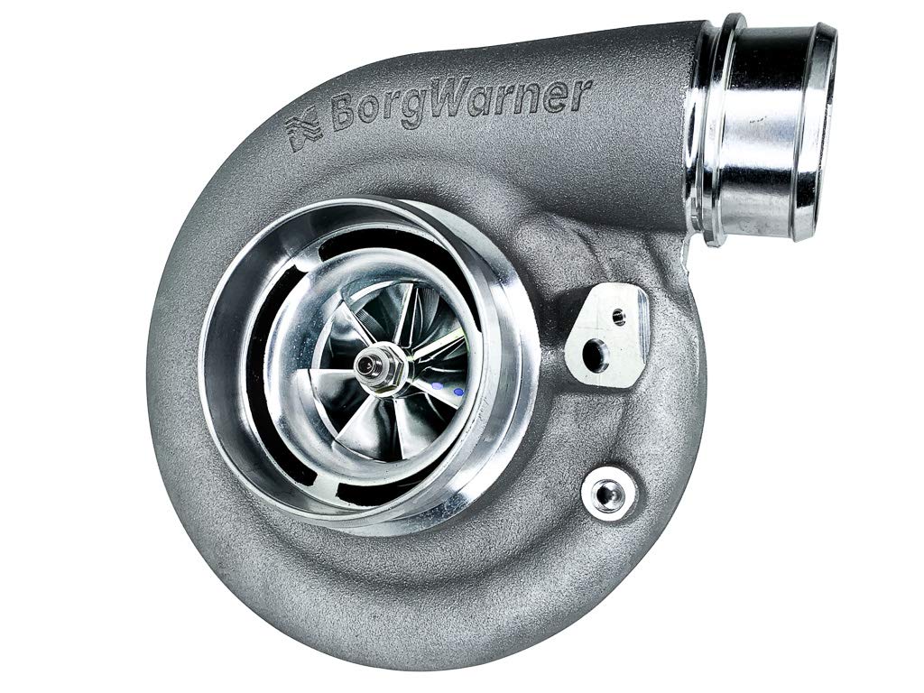 Borg Warner S200SX Turbocharger – 55.8mm/70mm 1.22 A/R Twin Volute T4 Bolt Pattern T3 Opening 70mm Turbine – High Performance Turbo for Racing & Tuning Applications