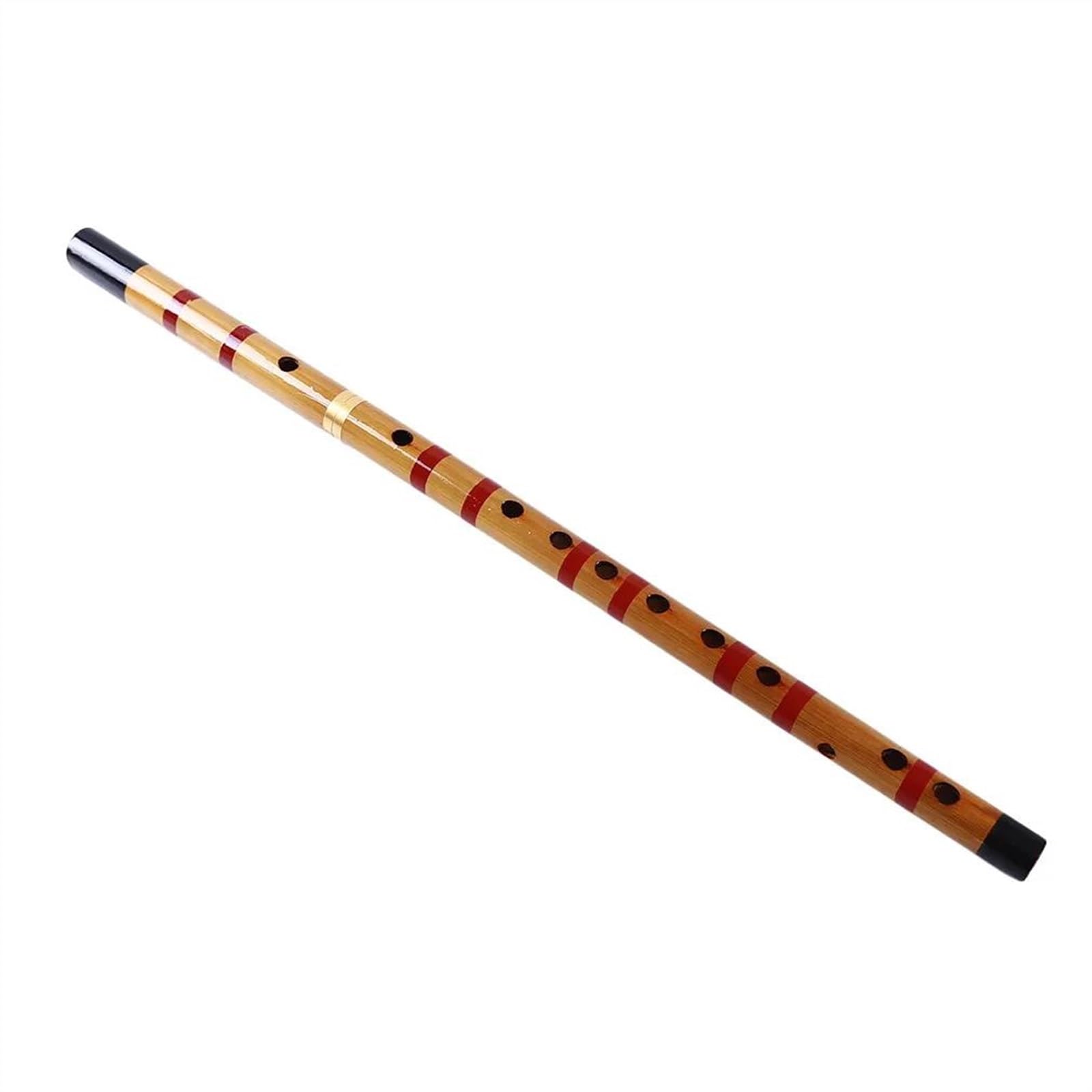 Professional F Key Chinese Traditional Bamboo Flute - Handcrafted Woodwind Instrument for Beginners, Performances & Meditation Music