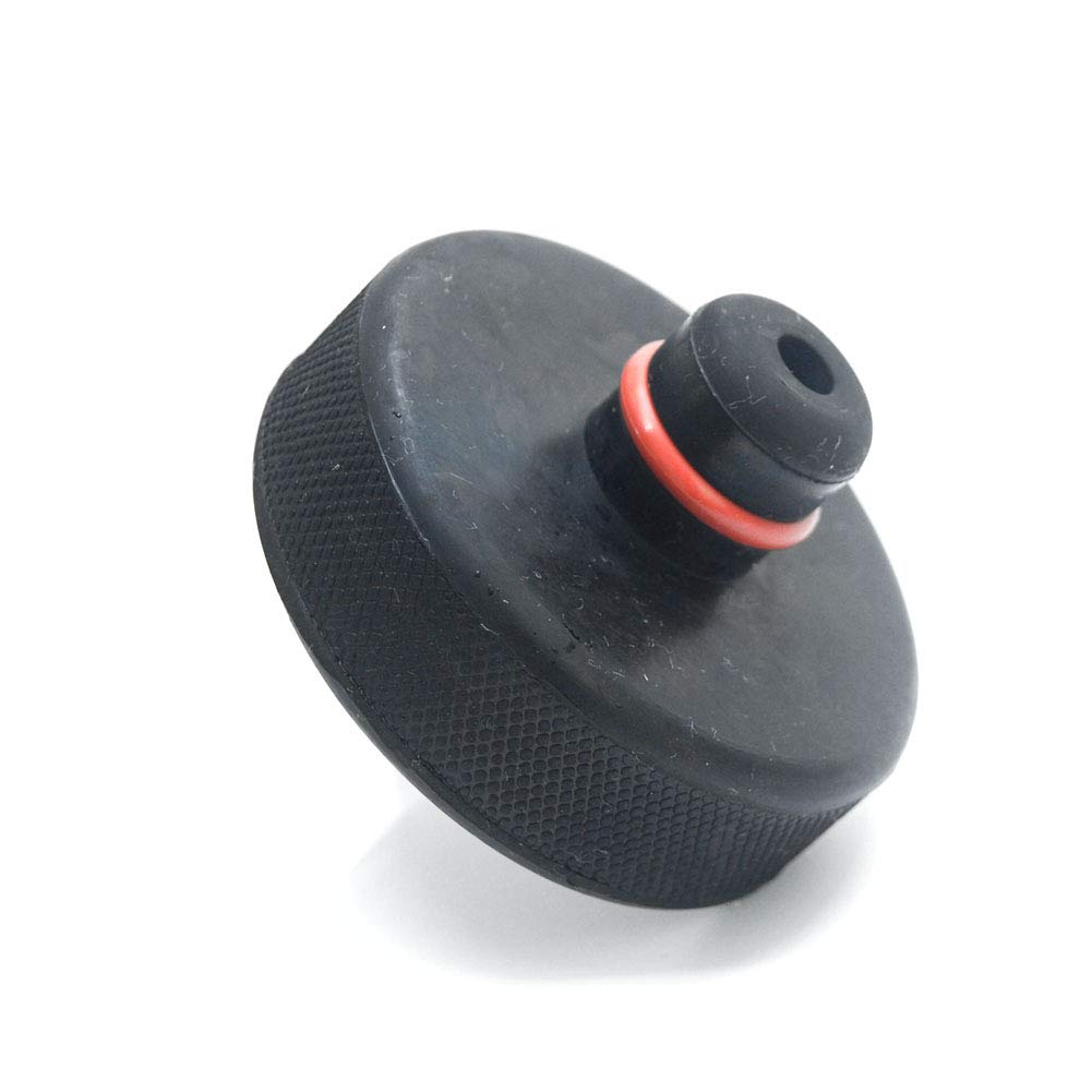 Universal Black Rubber Jack Pad Adapter for Car Lifting - Compatible with Floor Jacks & Jack Stands - Heavy Duty Support for Vehicle Maintenance & Tire Changes
