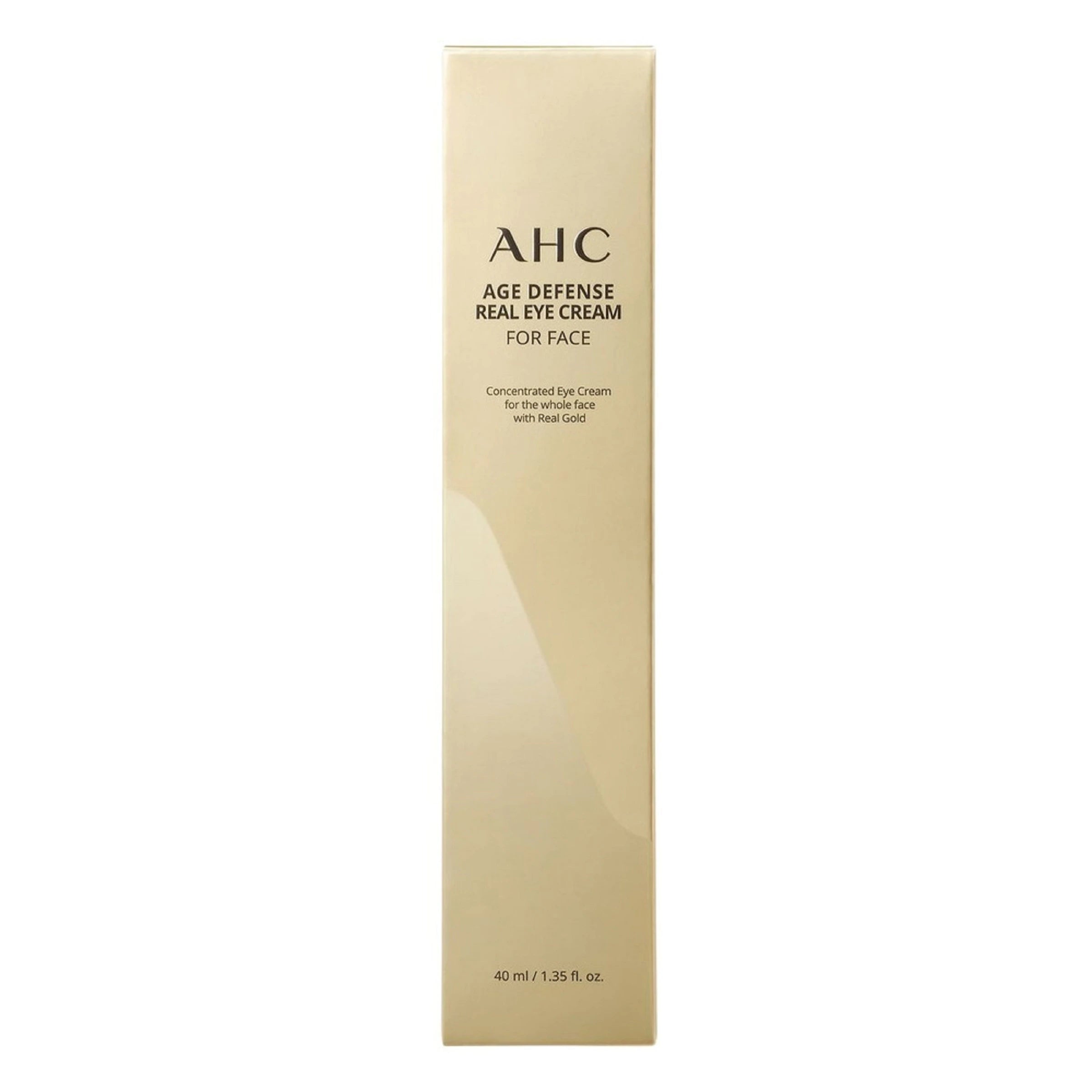 AHC Age Defense Real Eye Cream for Wrinkles & Dark Circles - 40ml Anti-Aging Eye Treatment for Men & Women - Perfect for Night Care & Daily Hydration