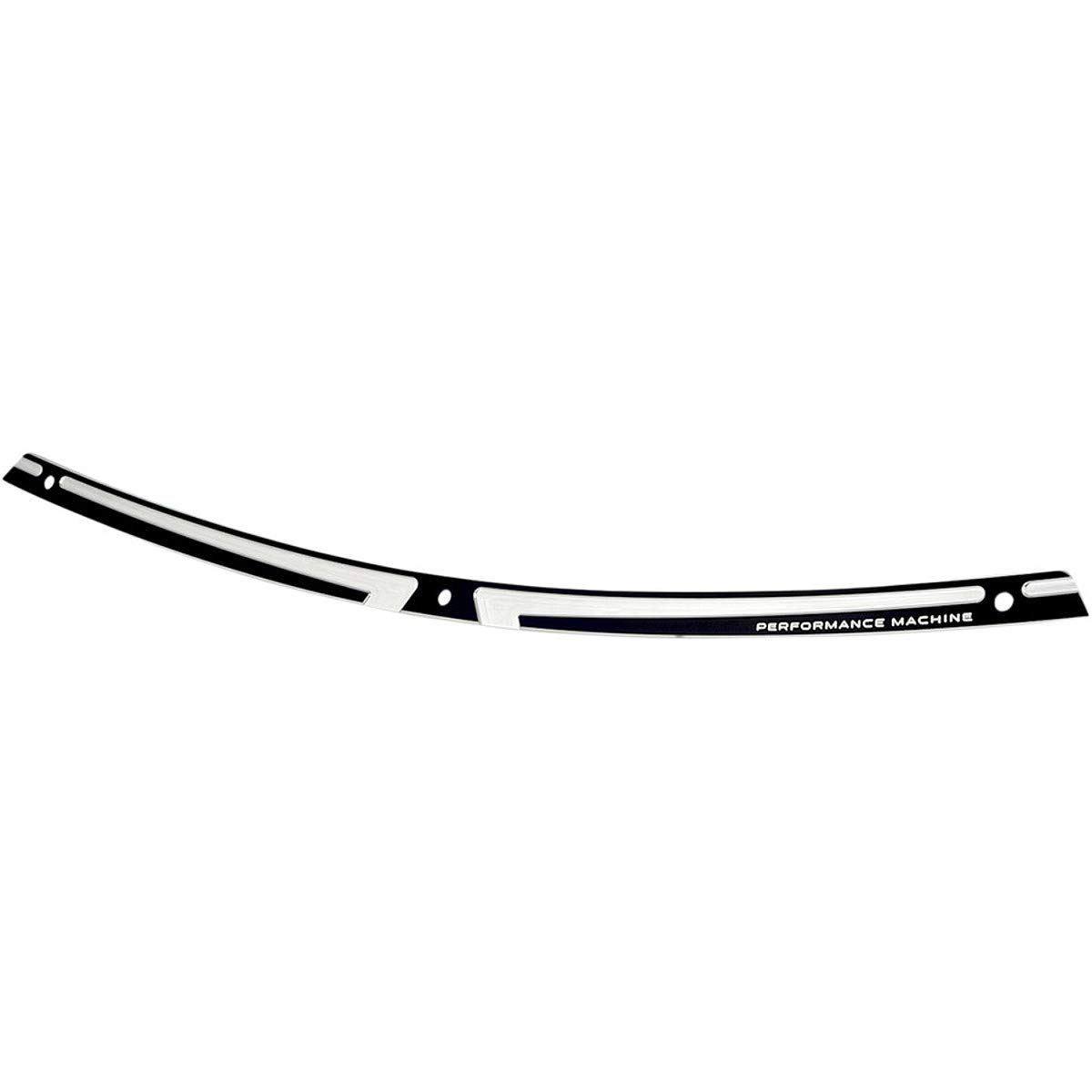 Performance Machine Scallop Contrast Cut Windshield Trim for Harley Davidson 20 - One Size | Chrome Motorcycle Accessory for Road Glide, Street Glide & Touring Models | Enhance Style & Protection on Long Rides