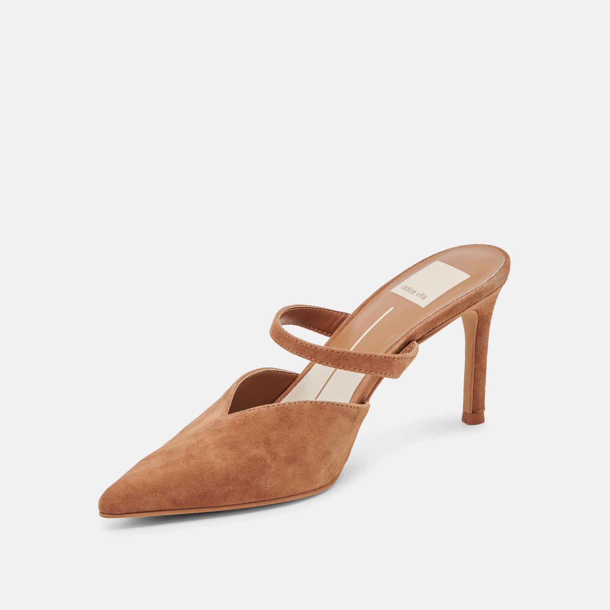 Kanika Women's High Heels in Pecan Suede - Comfortable Dress Pumps for Work, Party & Special Occasions
