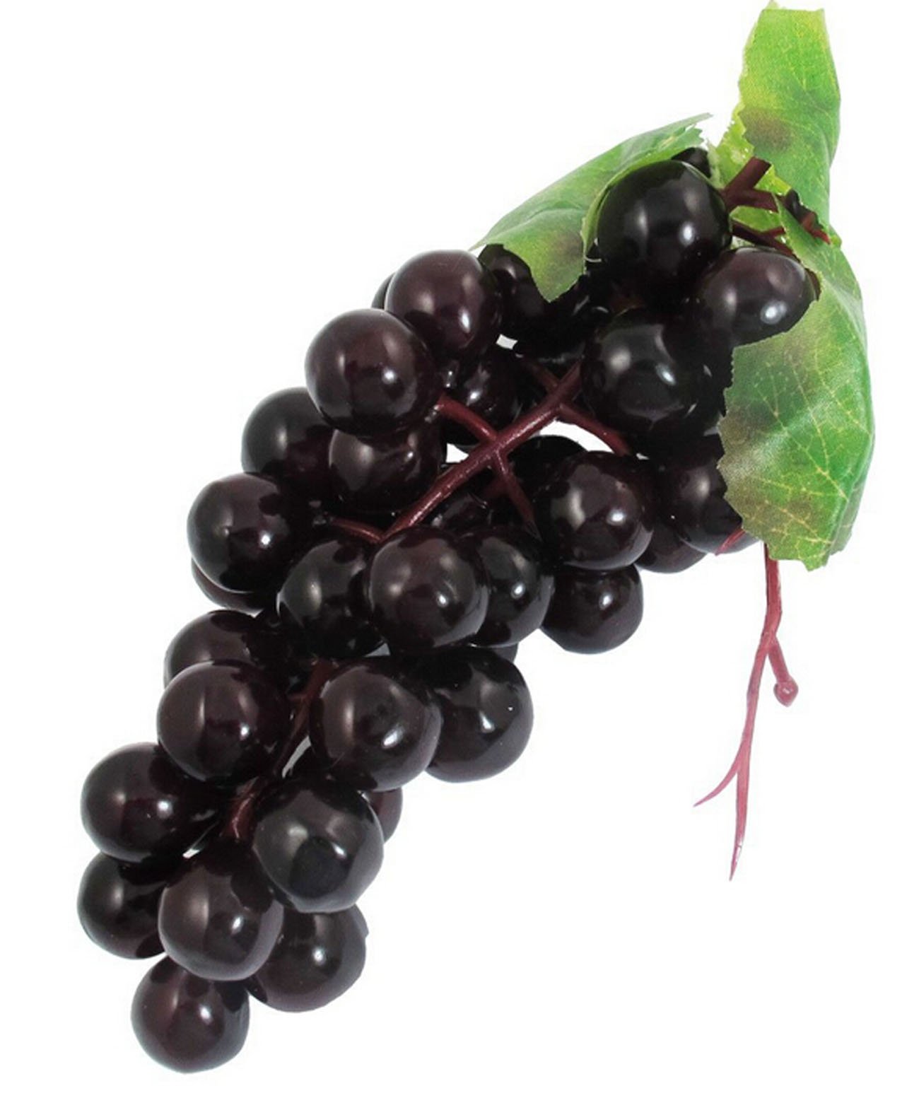Black Plastic Artificial Grapes for Home & Office Desk Decor - Perfect for Table Centerpieces, Wedding Decor, and Party Arrangements