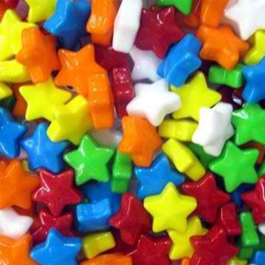 2 Pounds Assorted Rainbow Hard Candy Stars - Bulk Star Shaped Candies for Parties, Holidays & Gift Baskets