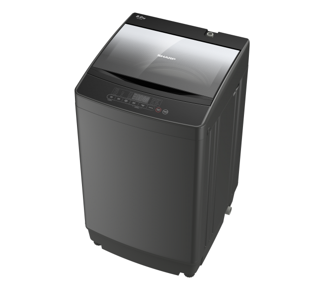 ES G80G 8KG Top Load Washing Machine - Large Capacity Laundry Washer for Home, Apartment & Dorm Use