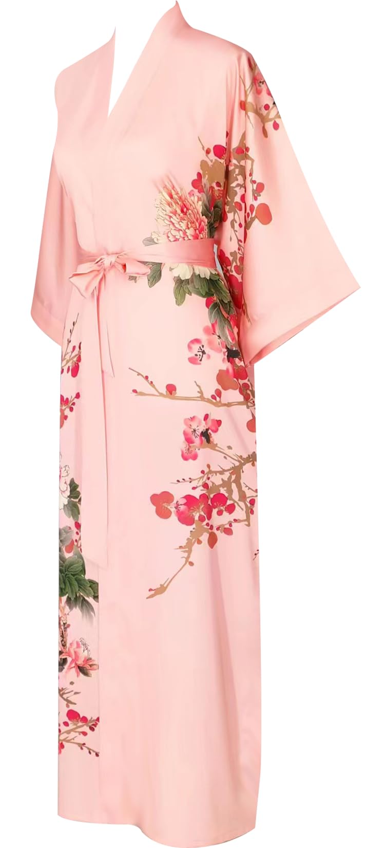 Women's Satin Kimono Robes - Soft Bathrobes & Pajamas for Spa, Bridal, and Loungewear - Perfect for Relaxation, Bridal Showers, and Self-Care Moments