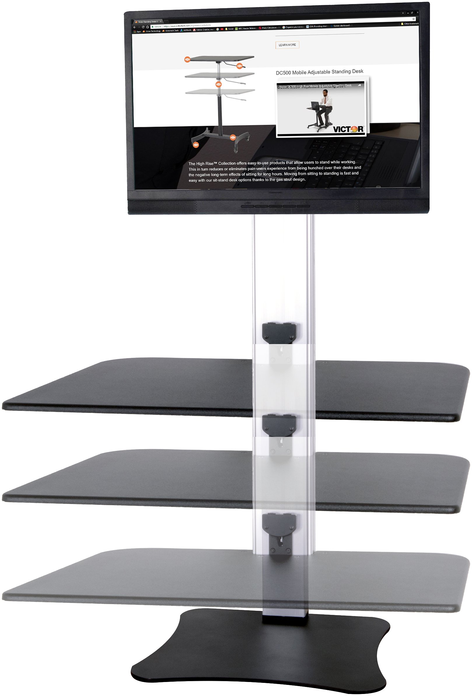 Victor DC400 Electric Standing Desk 28