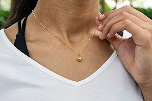 Chelsea Charles Women's Sports Charm Necklace - Elegant Sterling Silver Jewelry for Athletes, Fitness Enthusiasts & Sports Lovers - Perfect for Workouts, Gifts & Everyday Wear