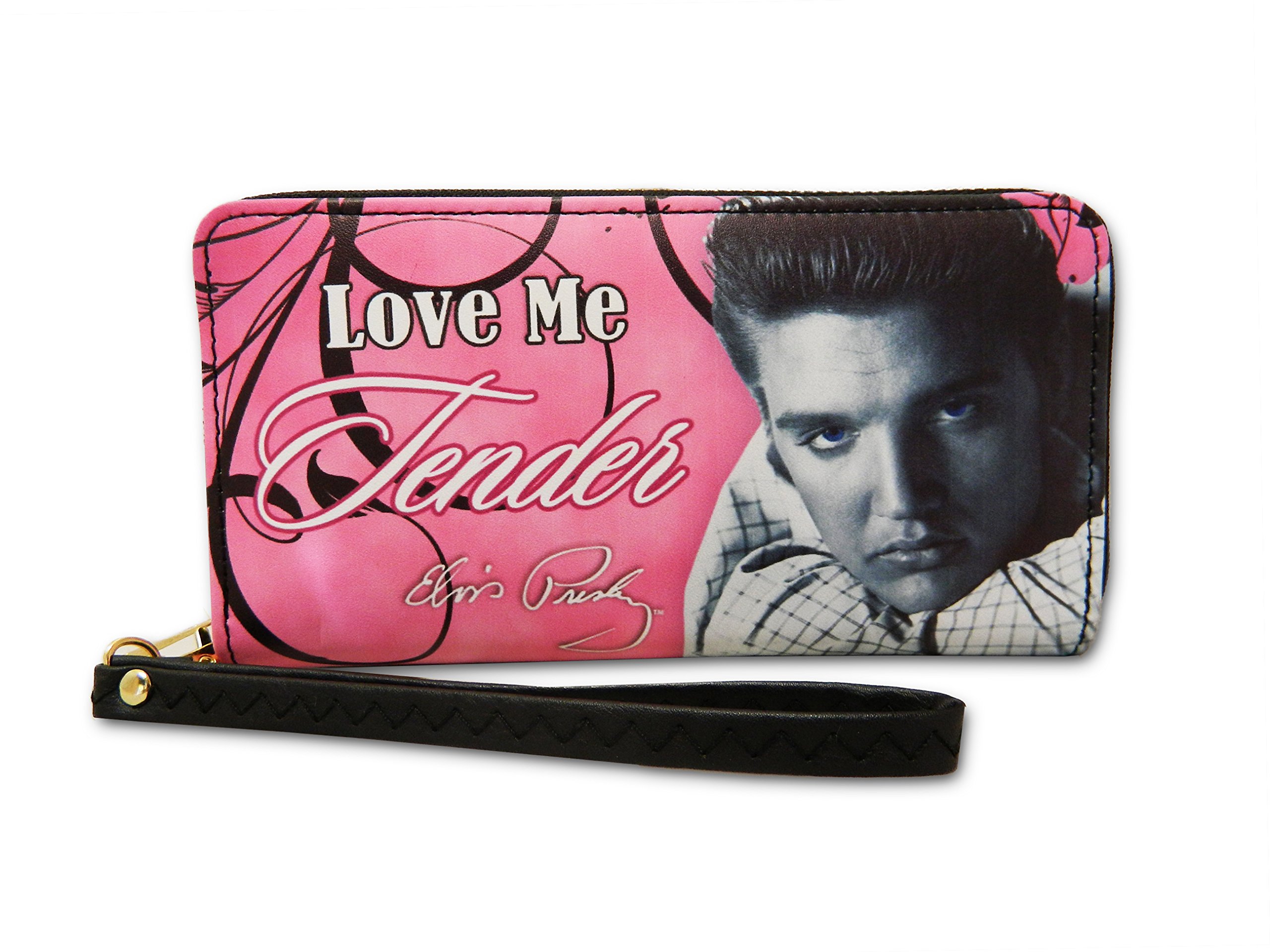 Elvis Presley Wallet - Love Me Tender Leather Bifold Wallet for Men | Vintage Style Gift for Elvis Fans | Perfect for Concerts, Collectors & Everyday Use