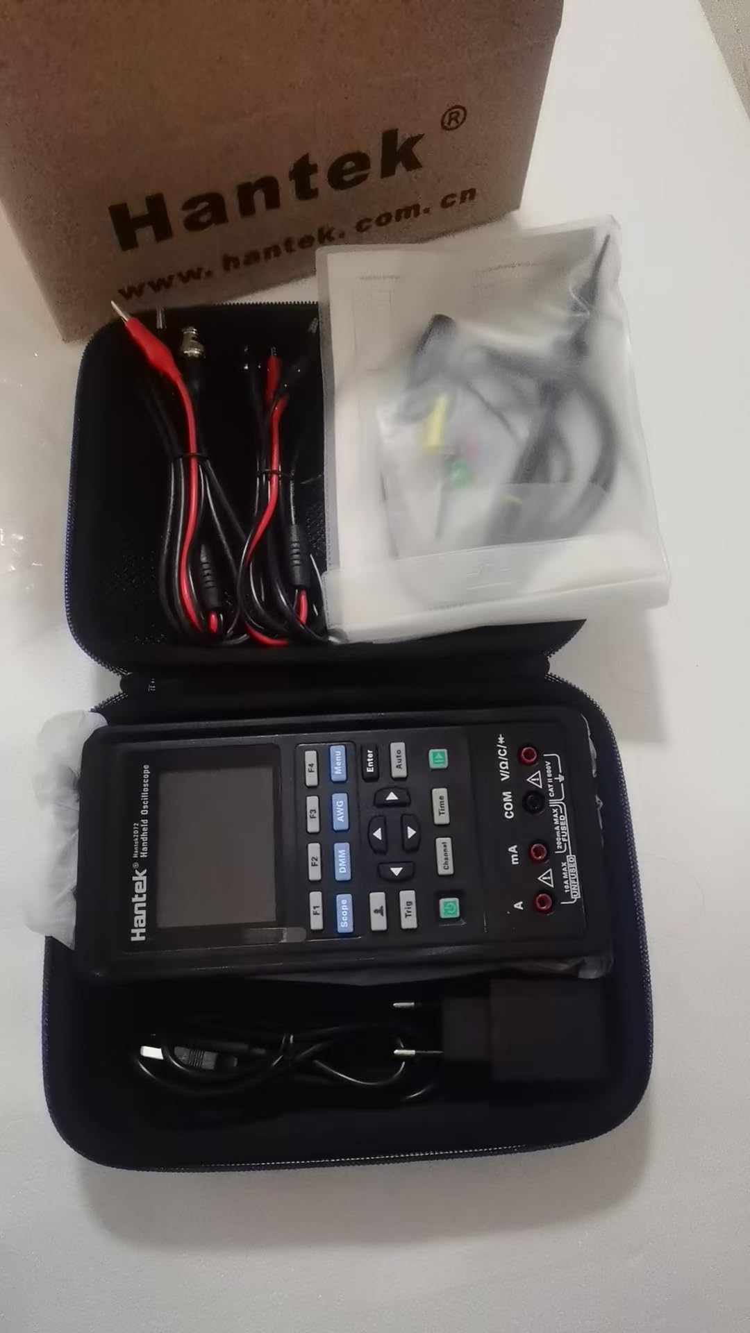 Hantek 1832C Digital LCR Meter - Handheld Portable Inductance, Capacitance & Resistance Tester for Electronics Repair, DIY Projects & Component Testing (1832C Model) - Perfect for Engineers, Technicians & Hobbyists