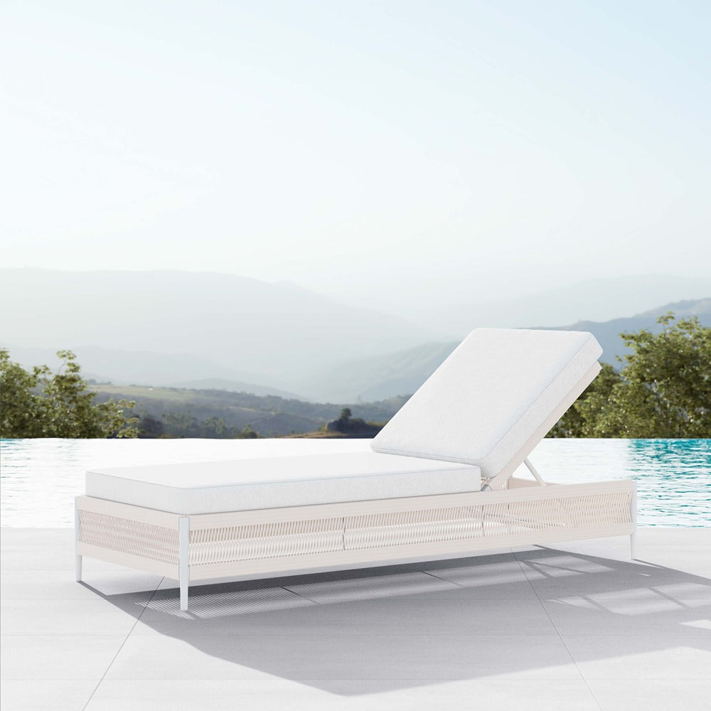 Catalina Chaise Lounge Chair - Comfortable Outdoor Patio Furniture for Poolside, Garden, and Backyard Relaxation