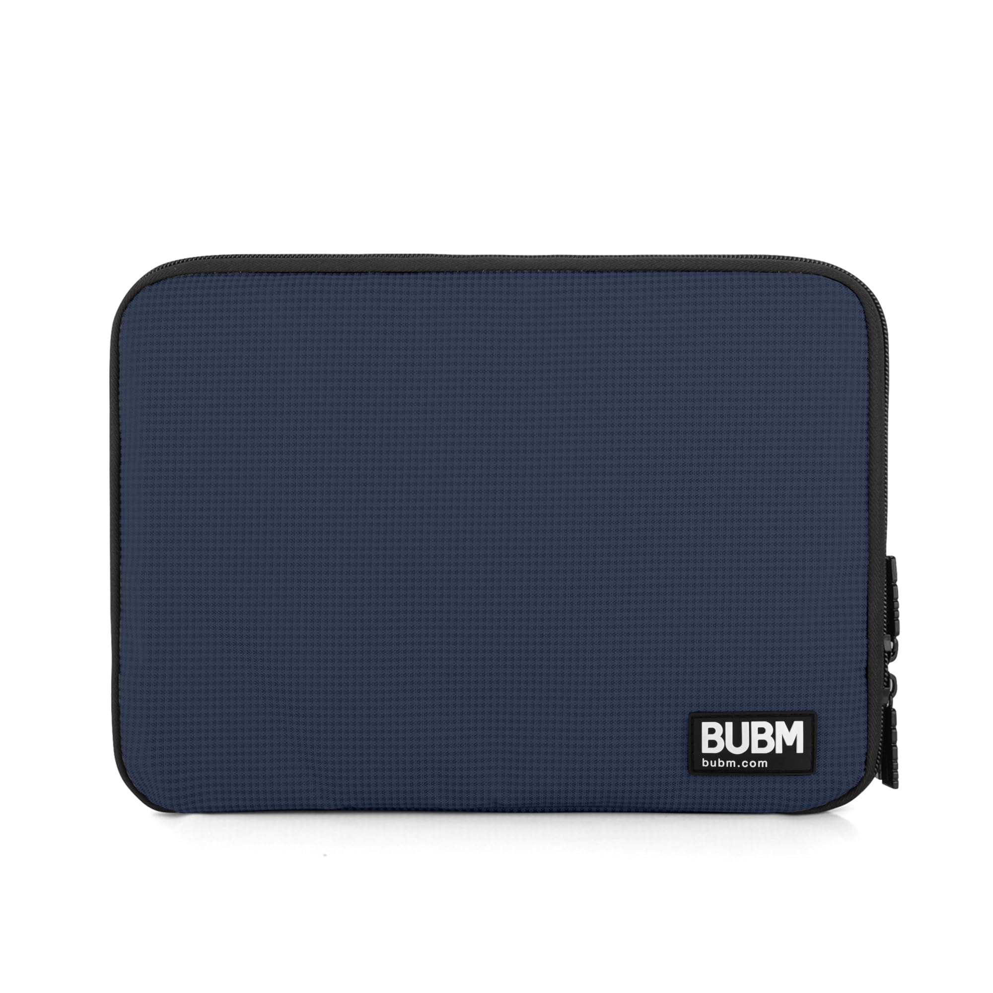 BUBM Double Layer Electronics Organizer Bag - Travel Gadget Storage for Cables, Memory Cards, Flash Drives & Accessories - Fits iPad/Tablet up to 9.7
