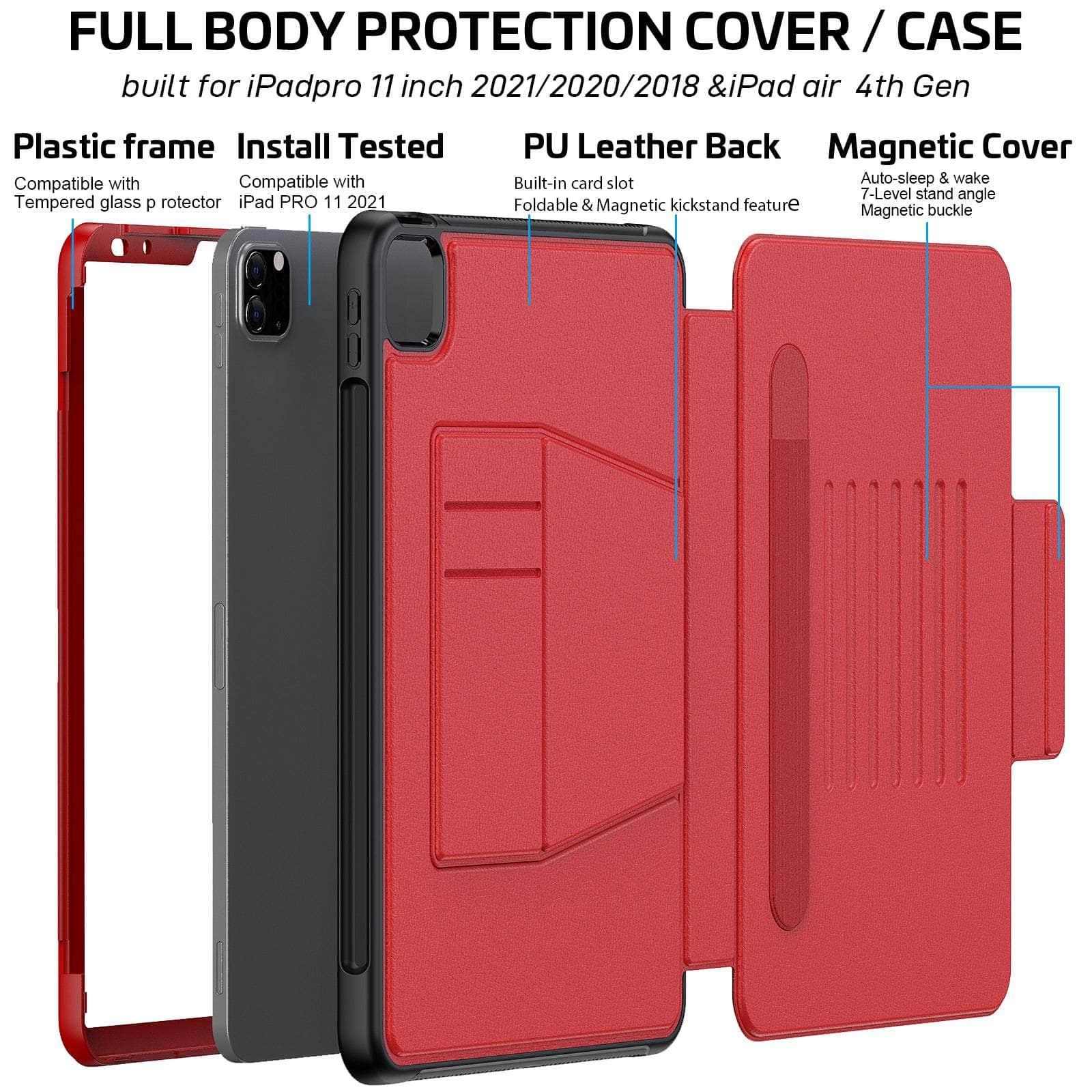 iPad Air 5 Case with Stand - Shockproof Protective Cover for iPad Air 5th Generation (2022) - Perfect for Work, Study & Entertainment