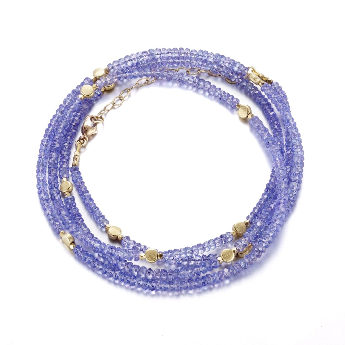 Exquisite Tanzanite Wrap Bracelet - Elegant Handmade Jewelry for Women | Perfect for Weddings, Parties & Special Occasions