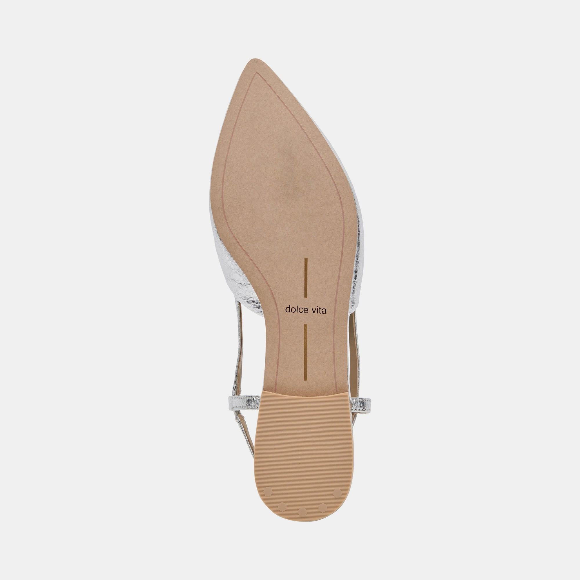 NARAH Women's Silver Metallic Leather Flats - Comfortable & Stylish Ballet Shoes for Work, Office, and Casual Wear