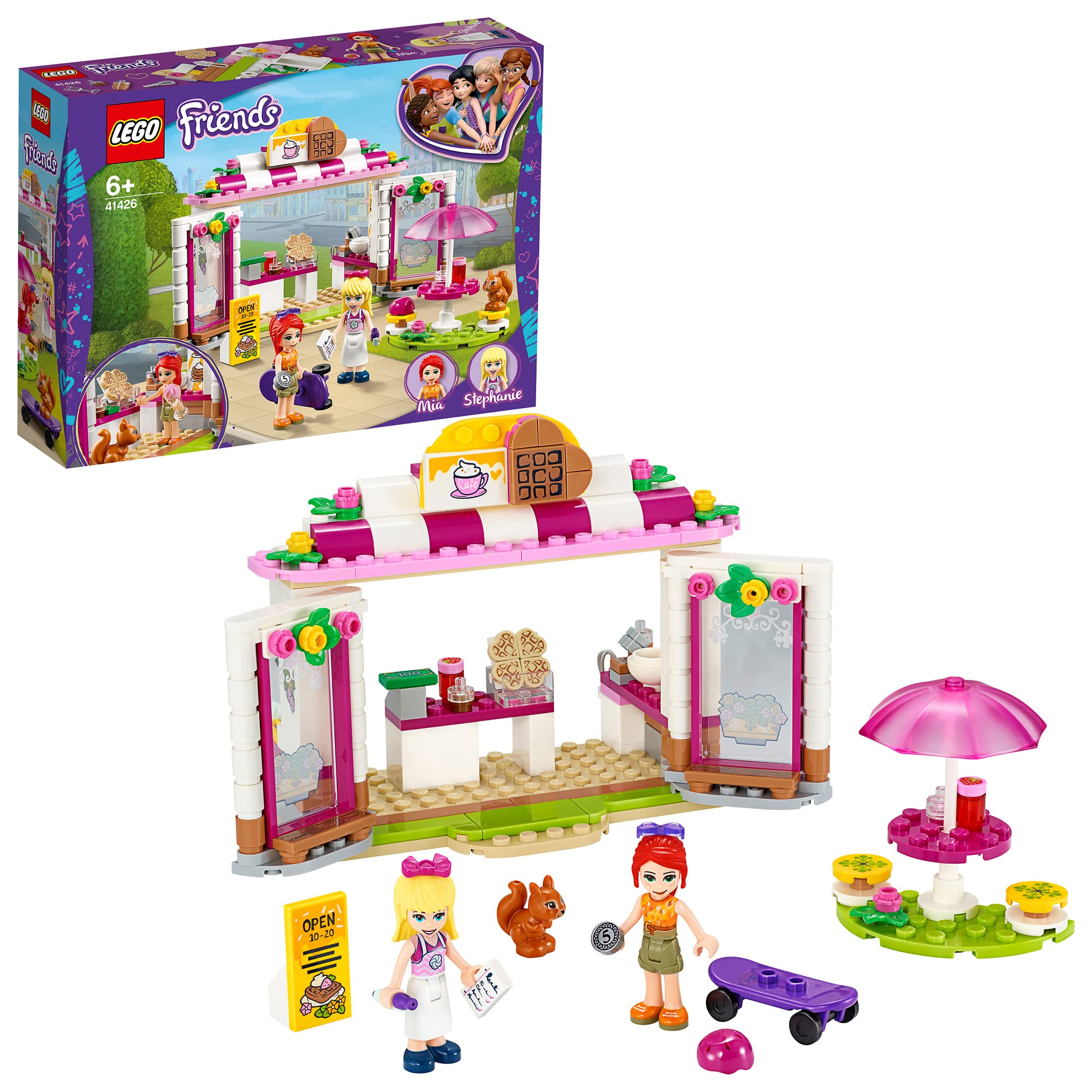LEGO 41426 Friends Heartlake City Park Café Building Toy Set - Creative Play for Kids, Perfect for Birthday Gifts & Pretend Play Scenes
