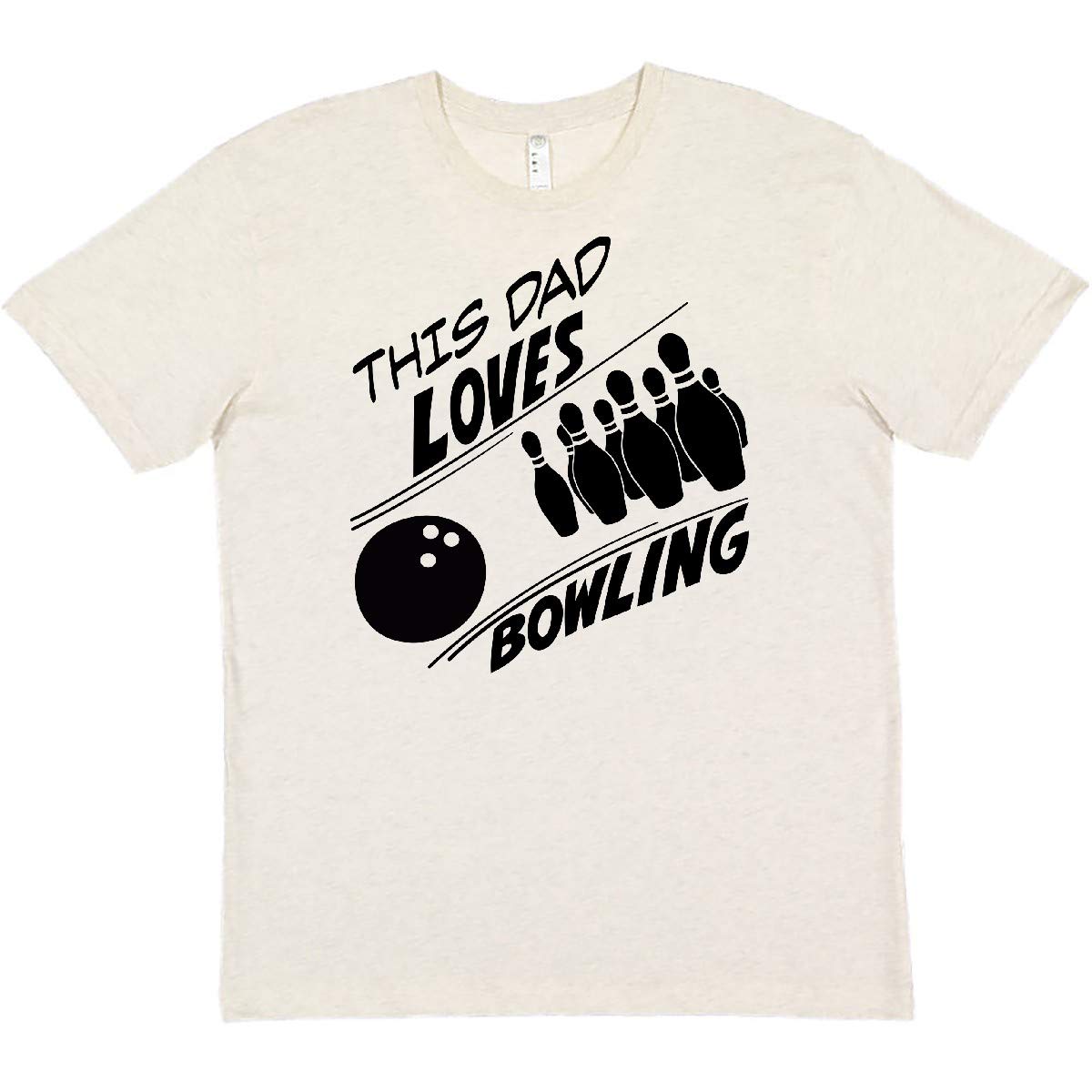 Inktastic Funny Bowling Dad T-Shirt - Cool Graphic Tee for Bowling Enthusiasts | Perfect Gift for Father's Day, Birthday & Casual Wear