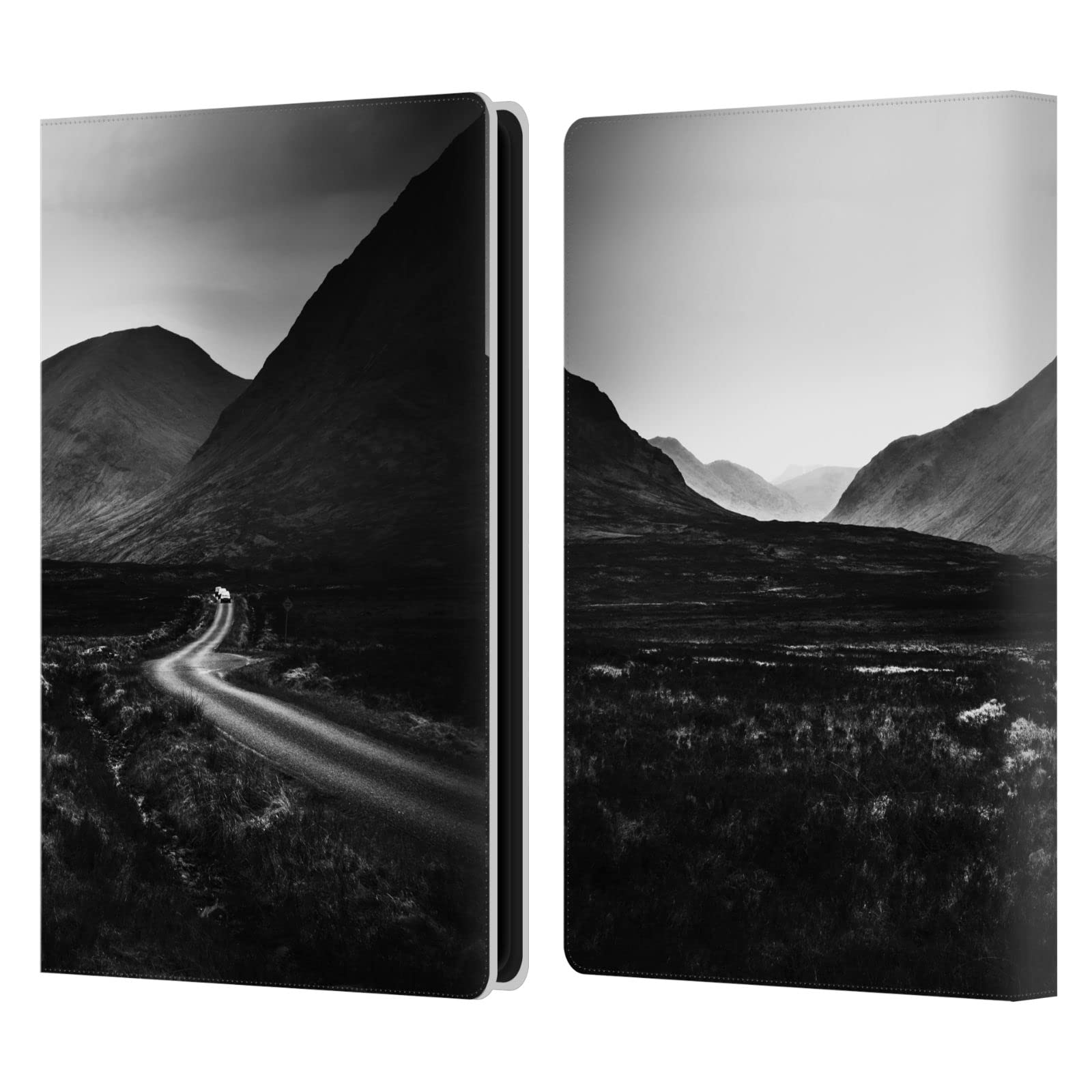 Head Case Designs Kindle Paperwhite 4 Leather Book Wallet Case - Officially Licensed Dorit Fuhg Glen Etive Travel Stories Cover - Perfect for Reading & Travel (2019)