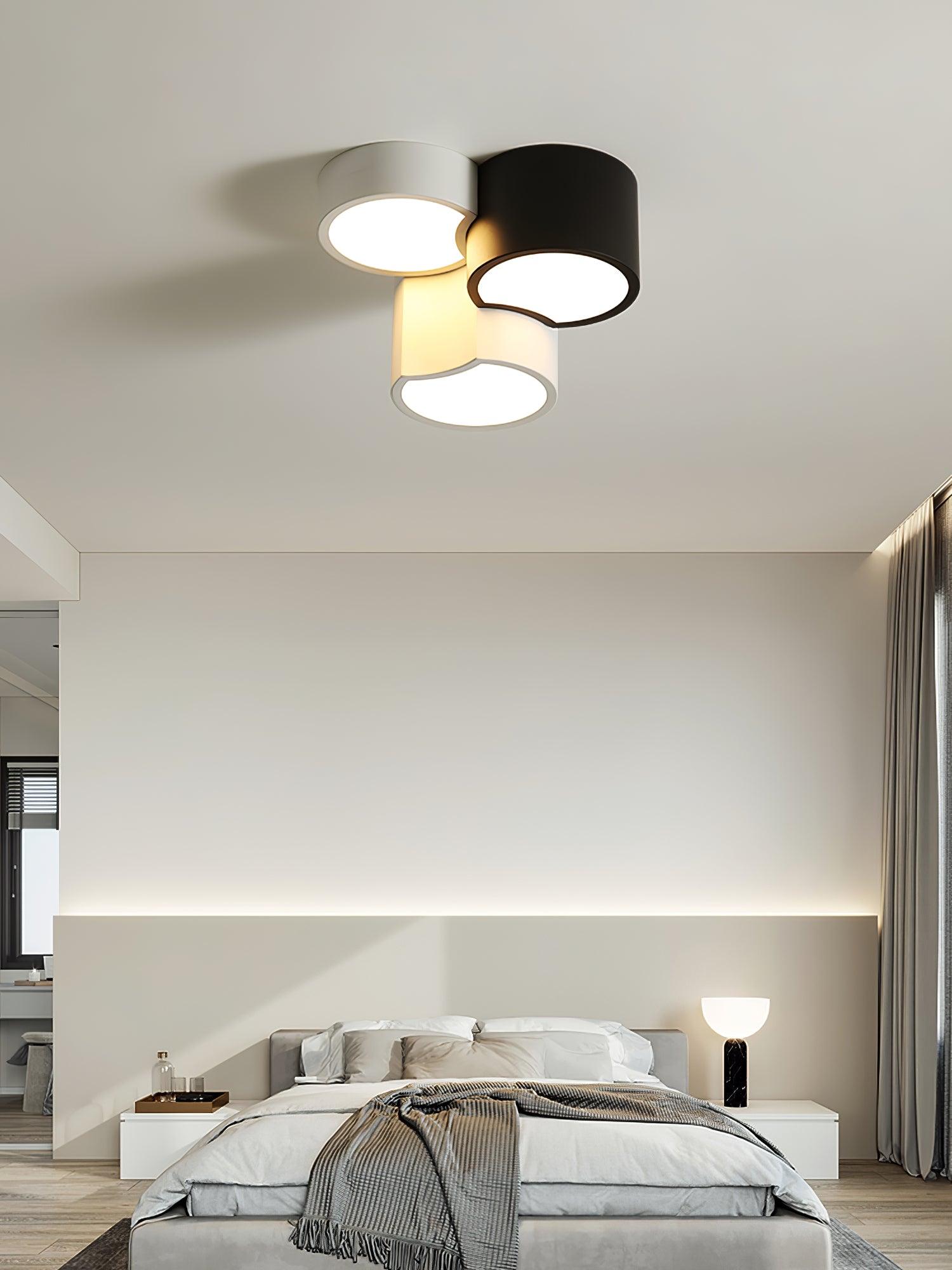 Modern Geometric Ceiling Light Fixture - Stylish Hexagon Design for Living Room, Bedroom & Dining Room - Energy Efficient LED Lighting for Home Decor